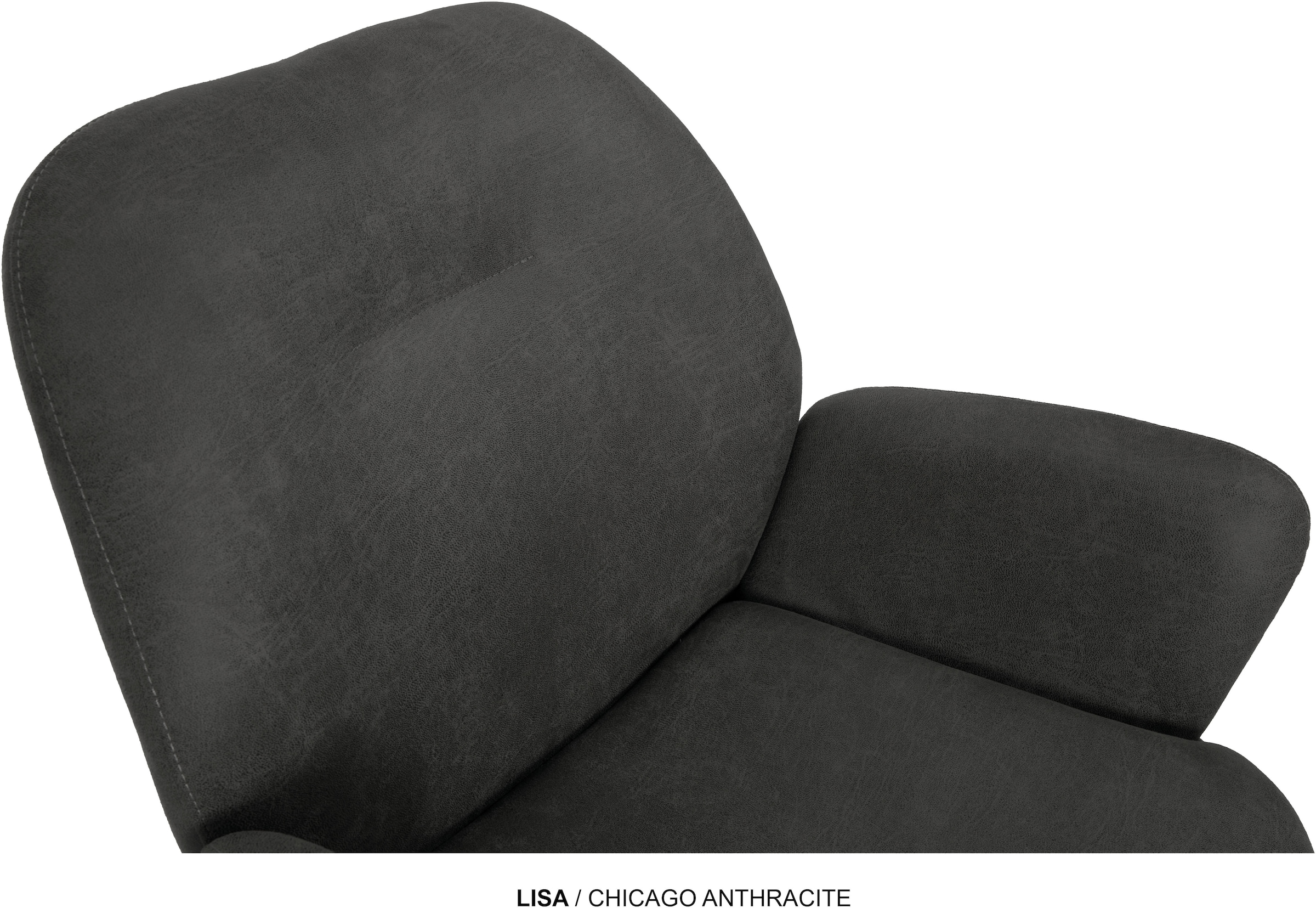 OMG Design Esszimmerstuhl »Lisa« (Set) 1 Stk.Drehstuhl mit auto-return, Armlehnenstuhl