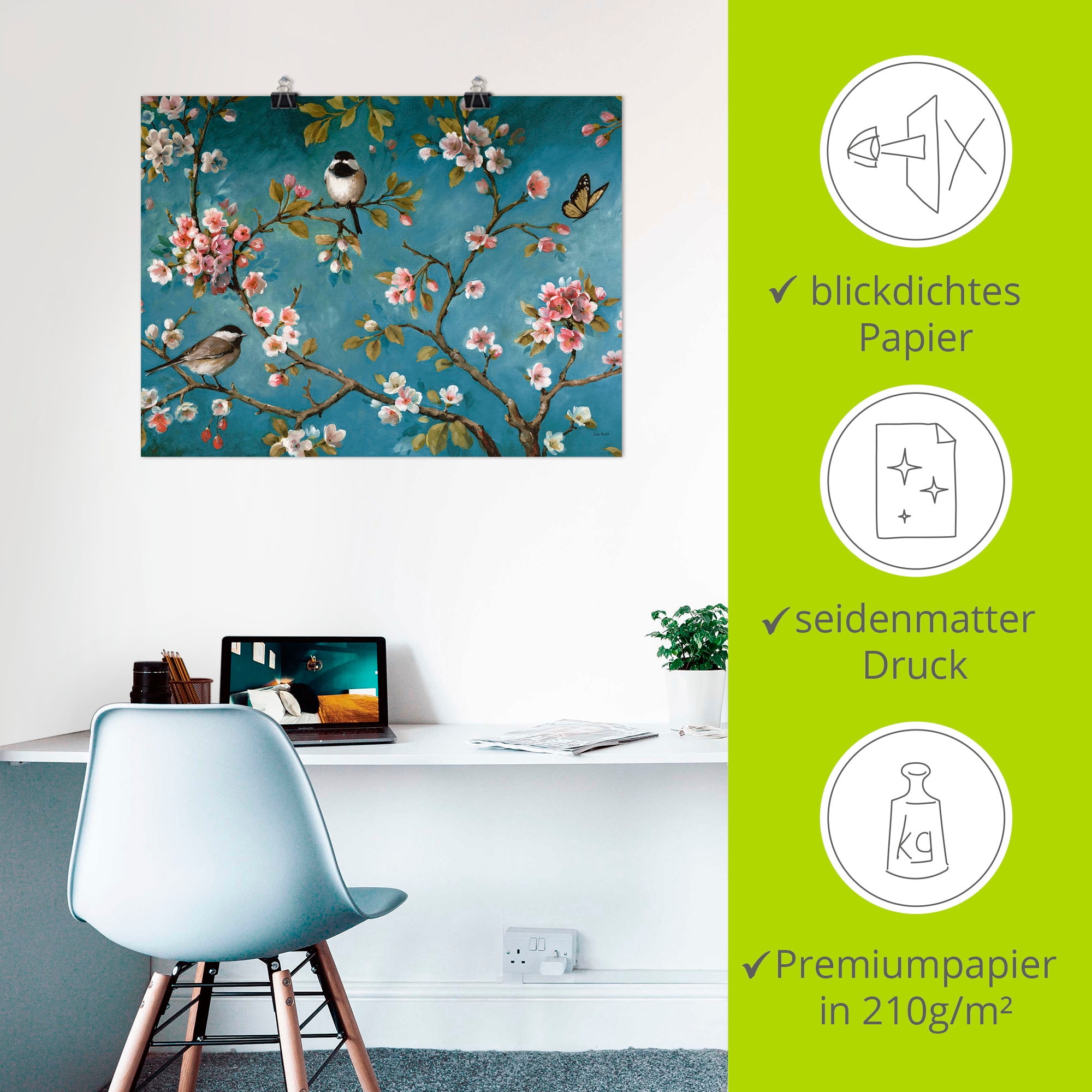Artland Poster »Blüte I« Blumen 1 Stk. tlg. ohne Rahmen