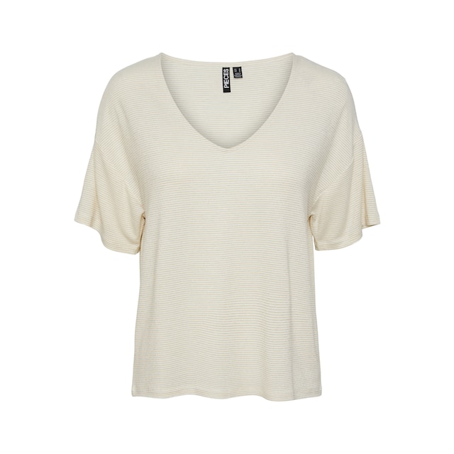 pieces V-Shirt »PCBILLO OVERSIZED TEE LUREX STRIPES NOOS« online kaufen |  UNIVERSAL
