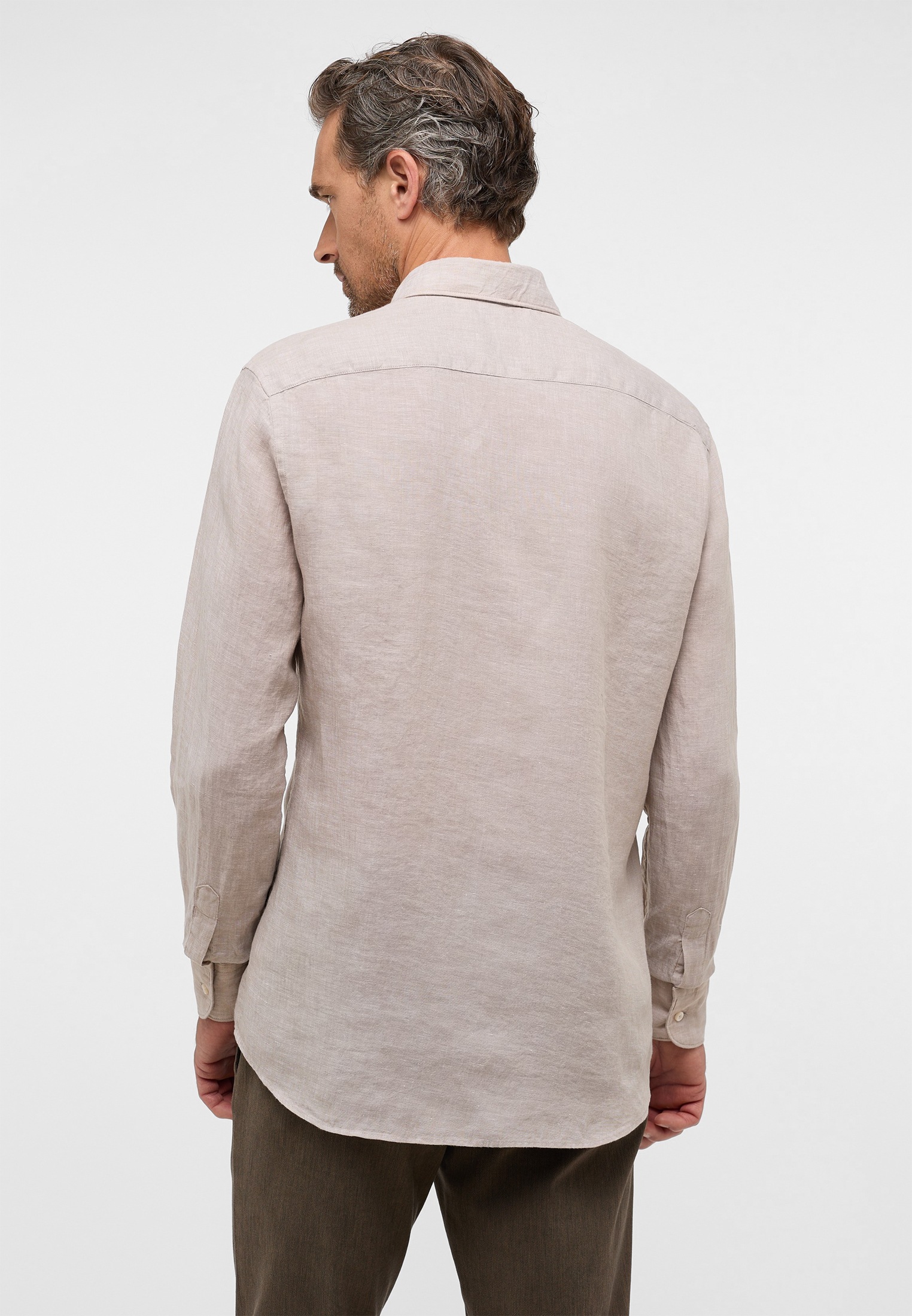 Eterna Langarmhemd »SLIM FIT« EASY IRON (bügelleicht)
