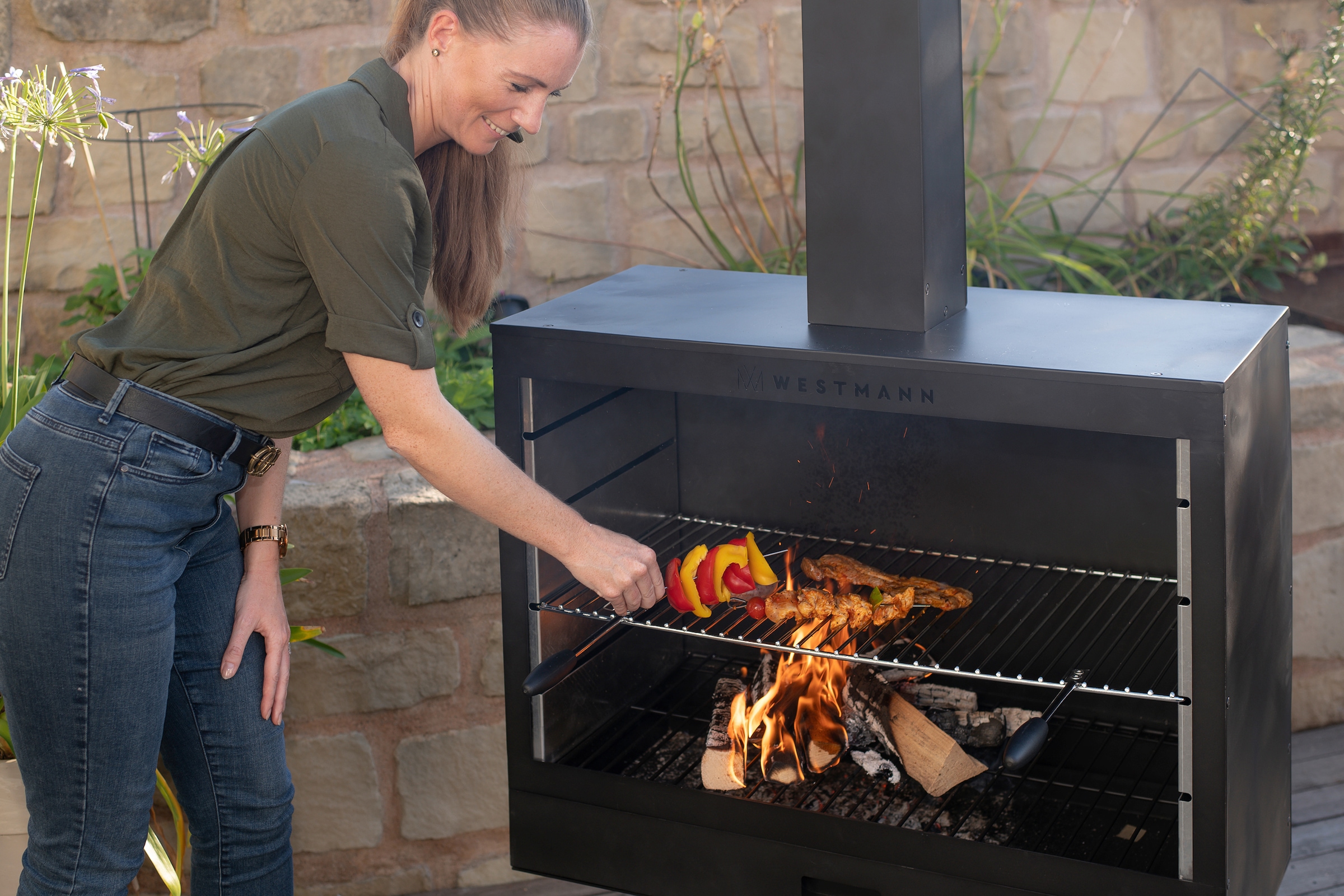 WESTMANN Grillkamin »Premium LG868«, BxTxH: 41x90x160 cm