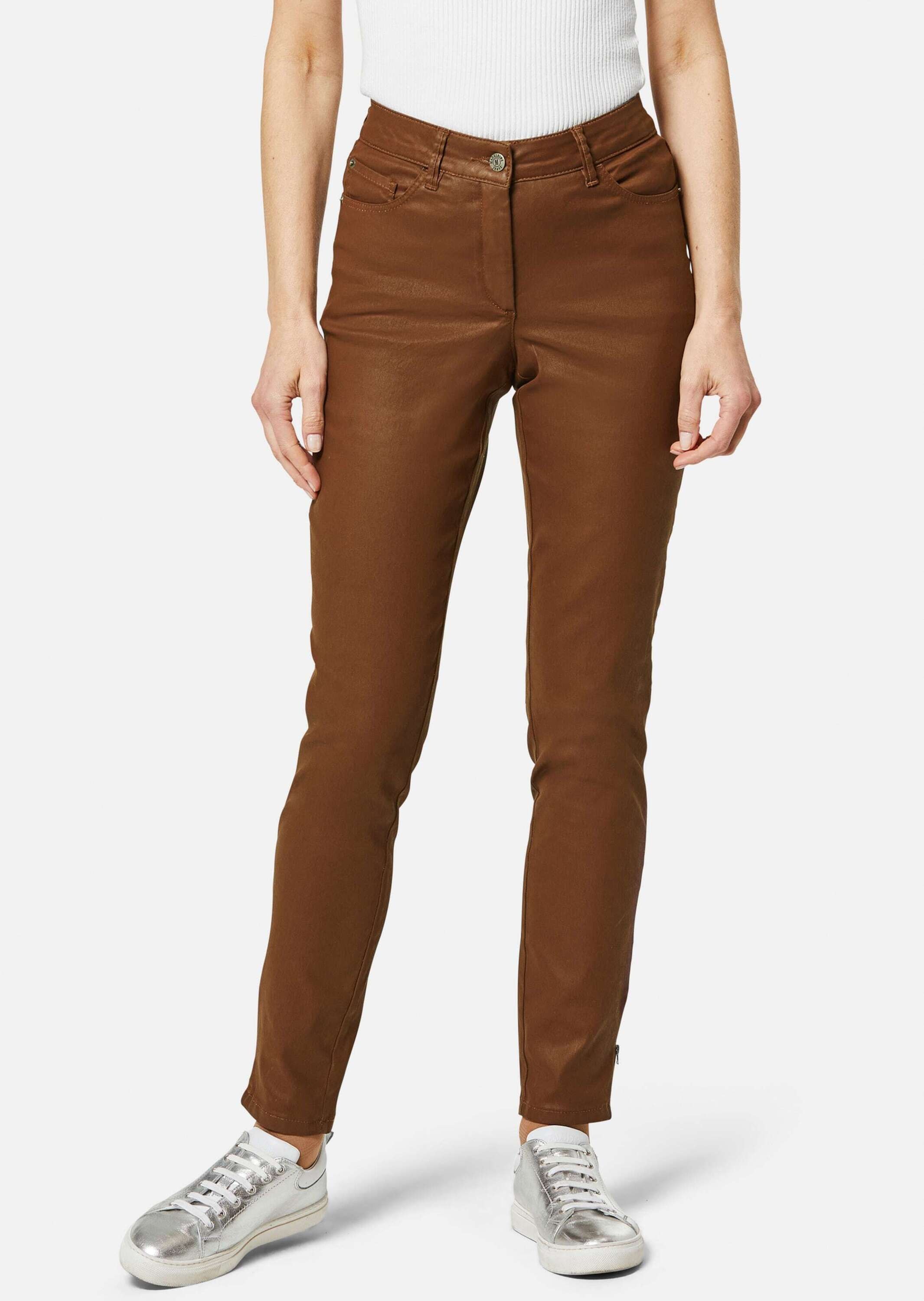 MADELEINE Regular-fit-Jeans »Jeans Beschichtete Skinny-Jeans«