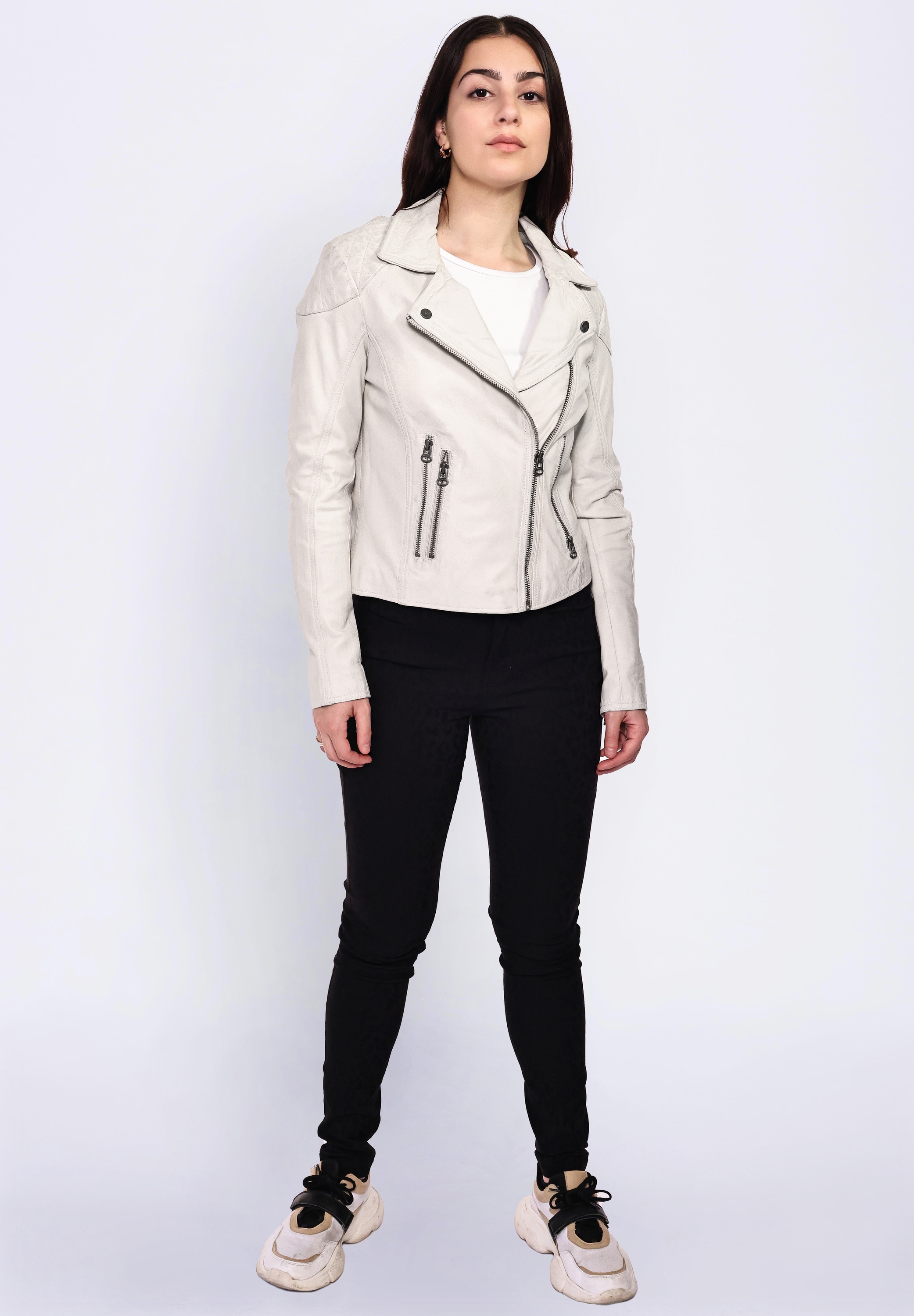 Maze Bikerjacke »Lederjacke Ibiza«