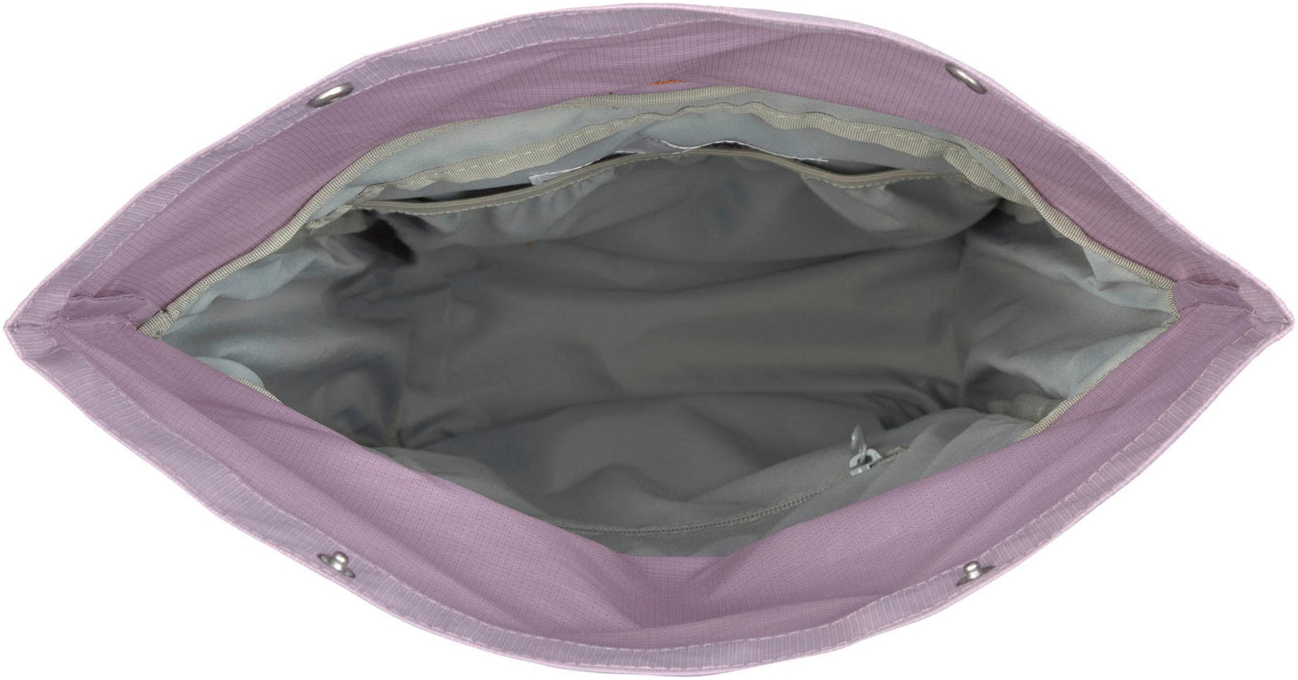 LÄSSIG Kinderrucksack »Little Gang, Medium Rolltop Backpack, lilac«, Reflektoren, aus recycelten PET-Flaschen