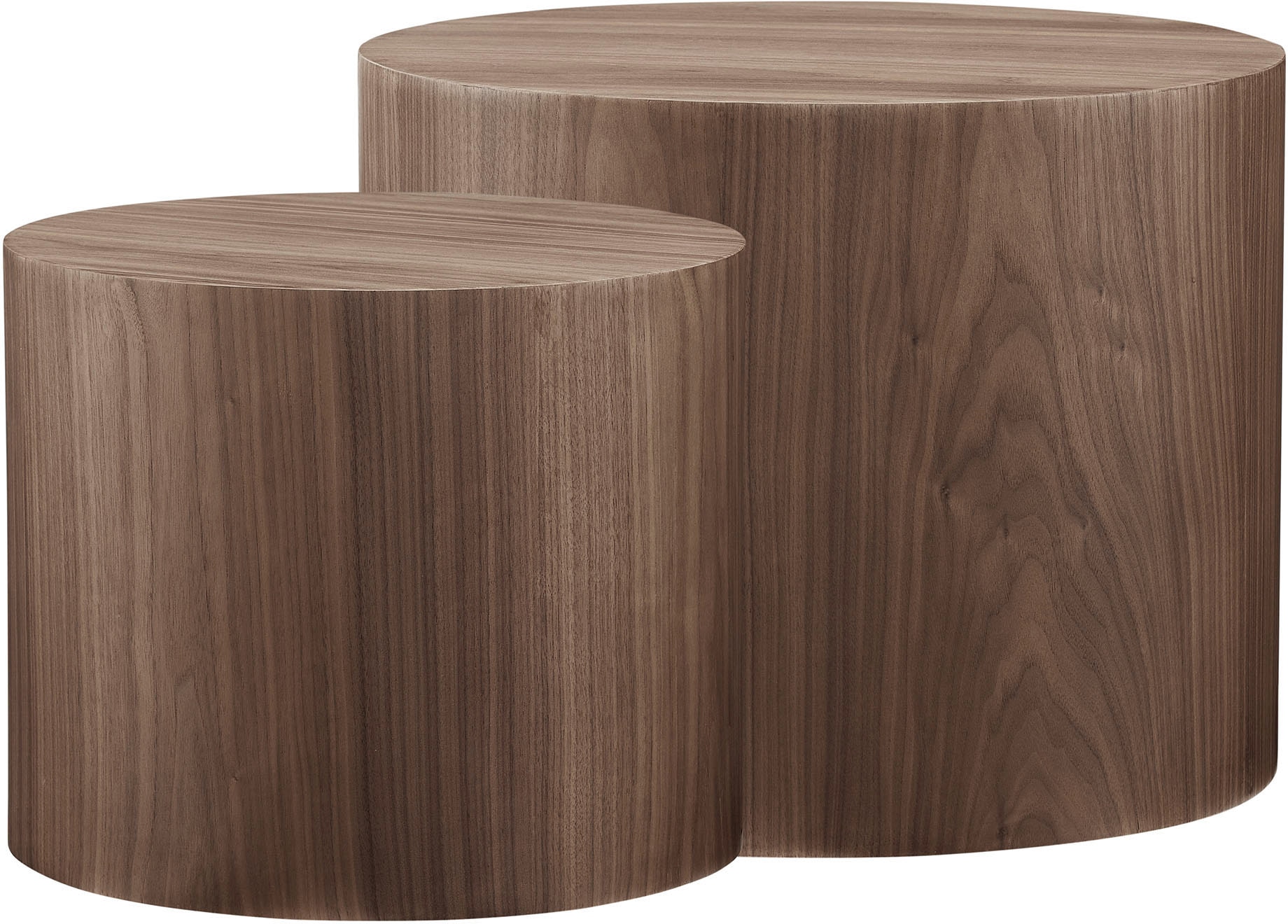 SalesFever Couchtisch »Coffeetable im 2er-Set: Stilvoller Mittelpunkt« 2 Stk. tlg. mit Holzfurnier