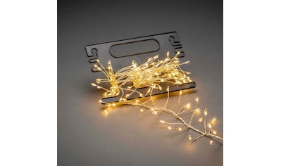 näve LED-Lichterkette »LED-Weihnachtslichterkette mit Dekoration,  Weihnachtsdeko«, AA Batterie, Timerfunktion (6on/18off), mit Ein -/Ausschalter, rot/grün bequem kaufen