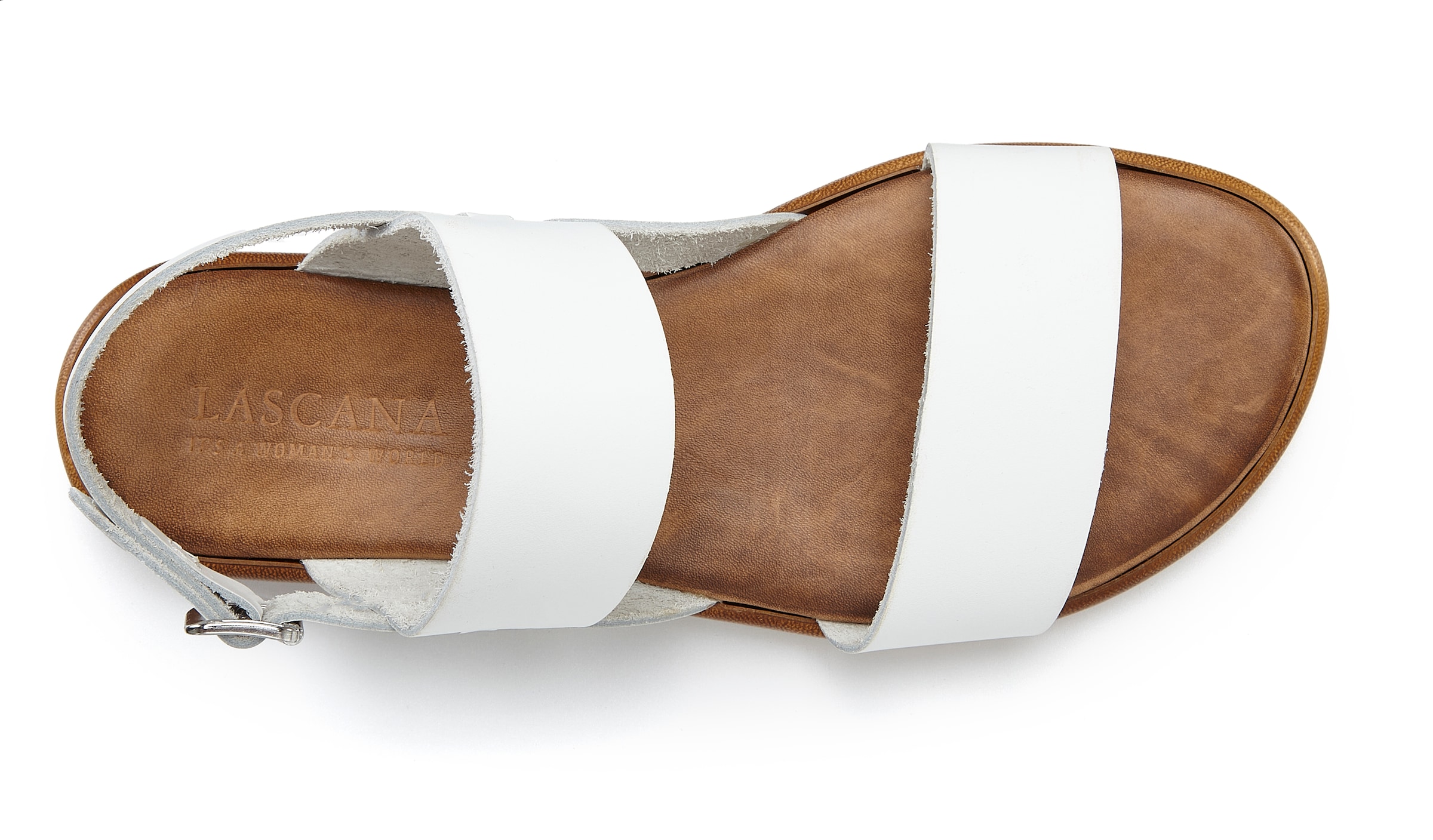 LASCANA Sandale »Sommerschuh, Riemchensandale, offener Schuh«  aus Leder