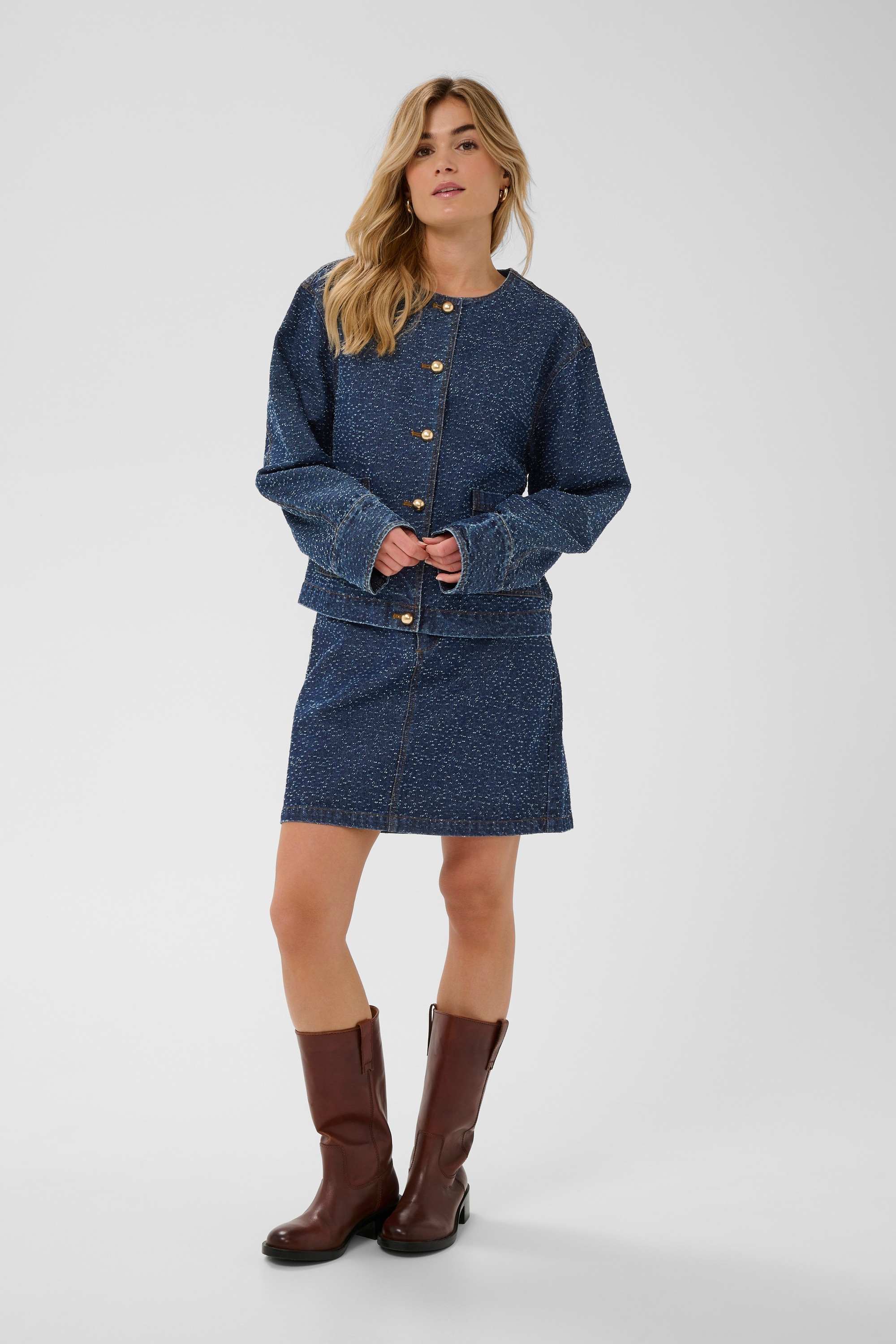 Saint Tropez Jeansrock »Damen Denimrock PheaSZ«