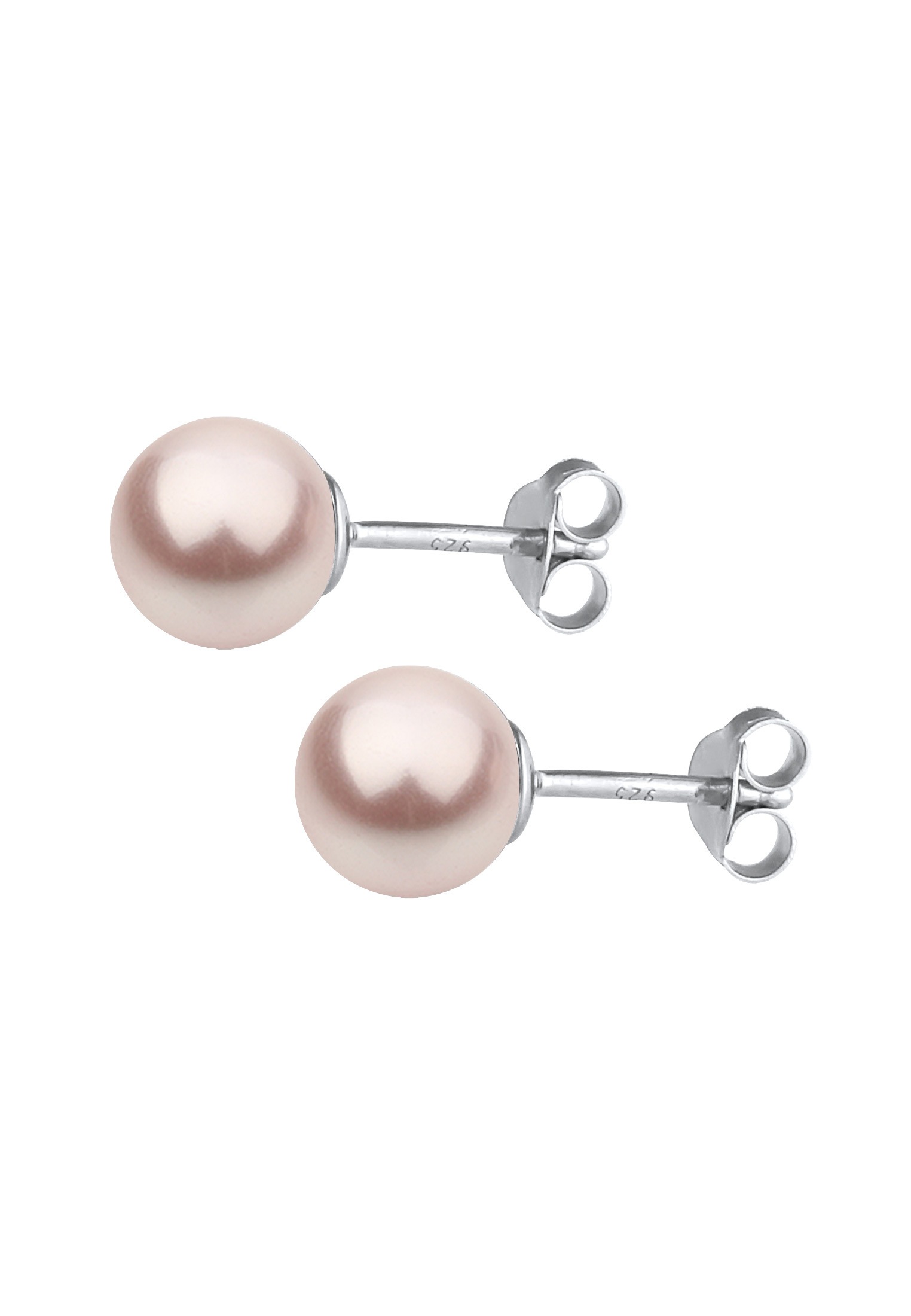 Nenalina Paar Ohrstecker »Ohrringe Basic Synthetische Perle 925 Silber«