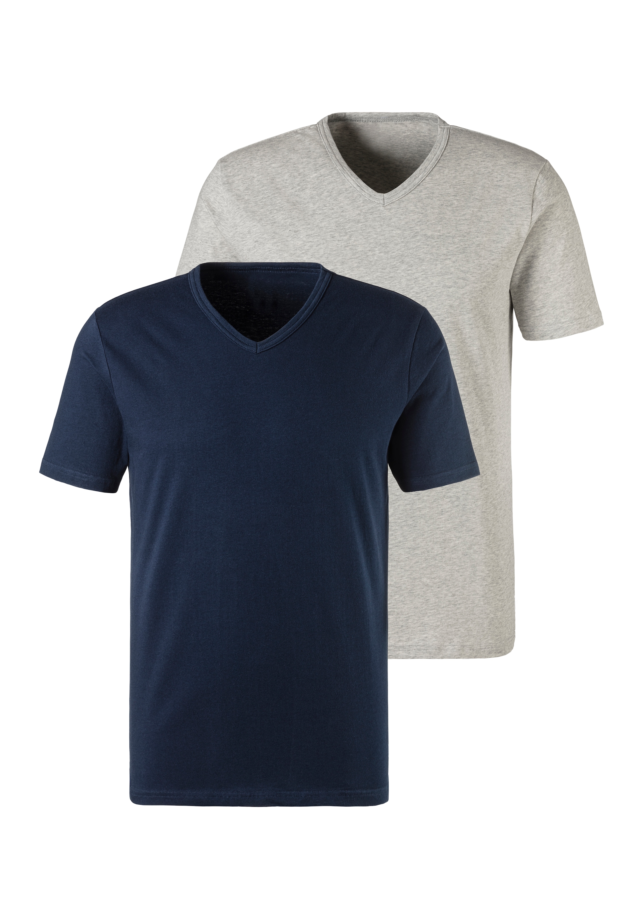 H.I.S Unterziehshirt, (2 St.), online Logo, kleinem Unterhemd, V-Ausschnitt kaufen T-Shirt mit und