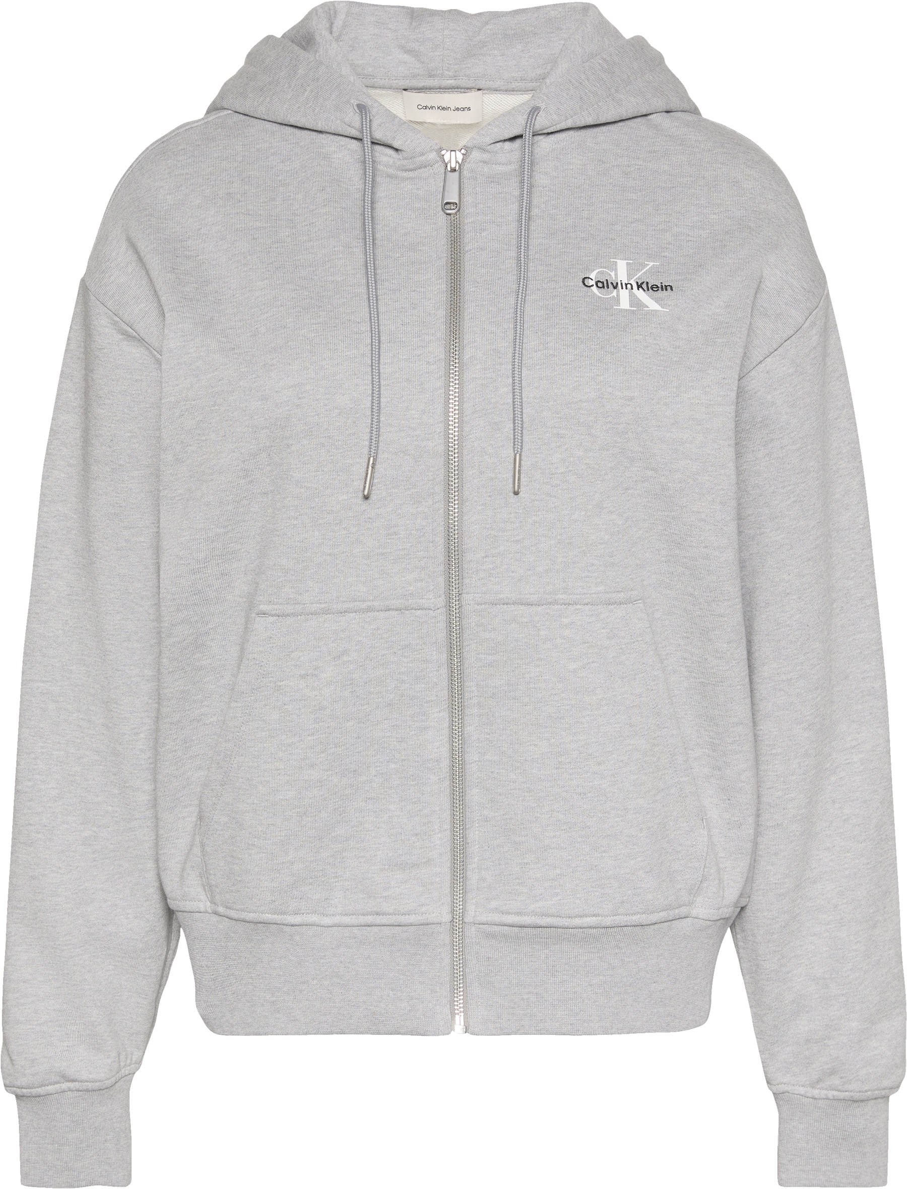 Calvin Klein Jeans Sweatjacke »MNLG FRNCH TRRY FZ B« Mit Rundhalsausschnitt