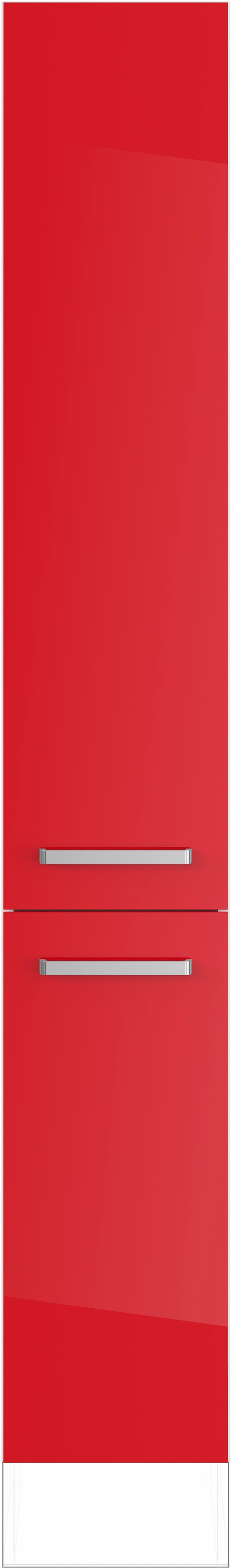 IMPULS KÜCHEN Seitenschrank »"Turin", Breite/Höhe: 30/190,7 cm« vormontiert, mit Drehtüren, mit verstellbaren Fachböden