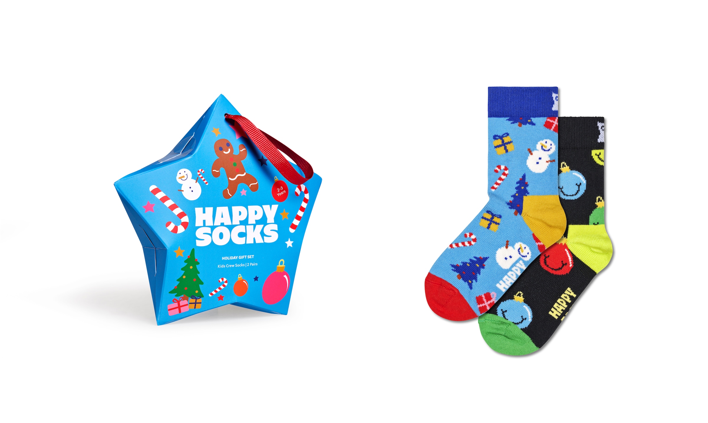 Happy Socks Socken »Holiday«, (3er Pack), mit weihnachtlichen Motiven