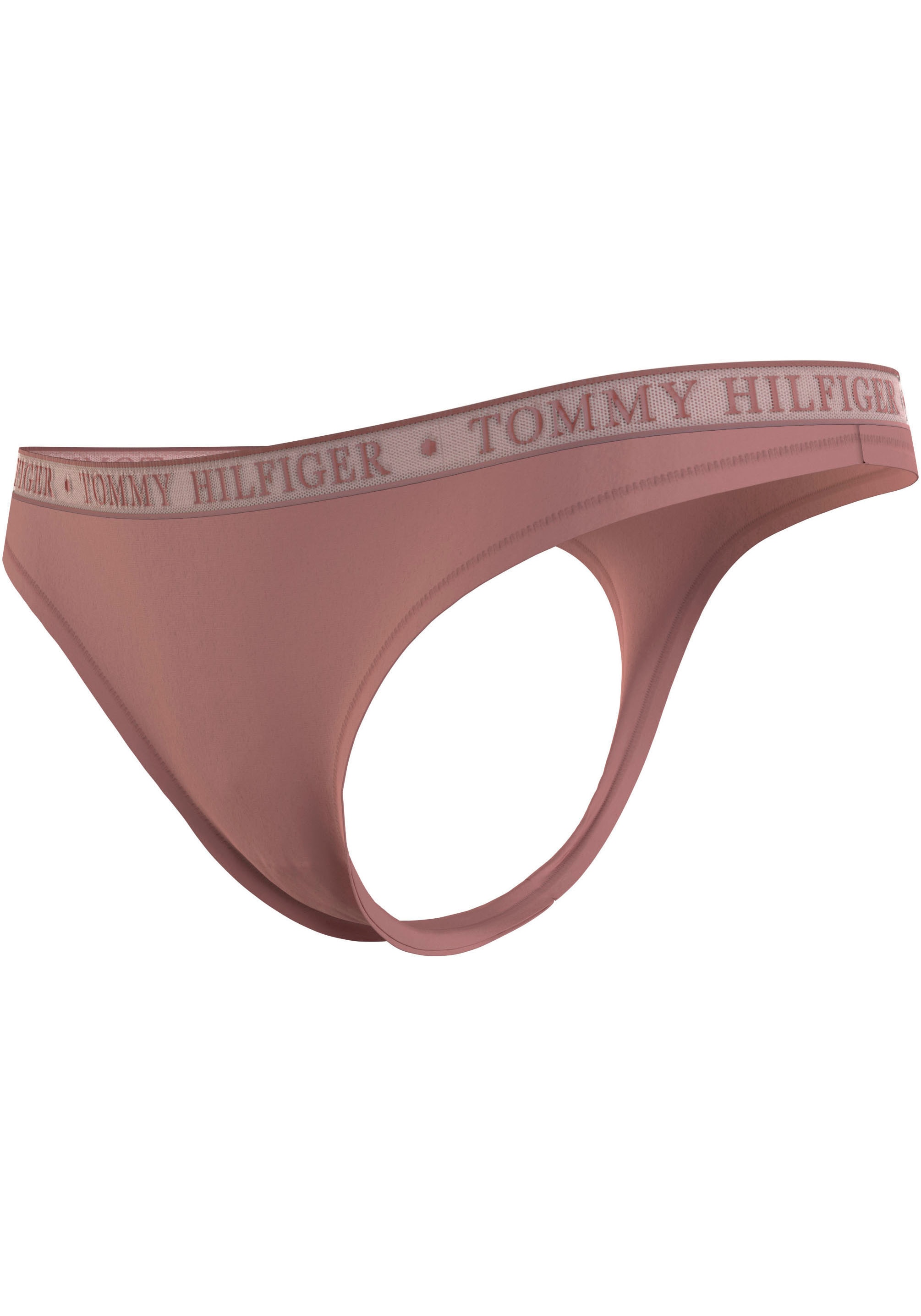 Tommy Hilfiger Underwear Slip »LACE 3P THONG (EXT SIZES)«, (Packung, 3er-Pack), mit Tommy Hilfiger Logobund