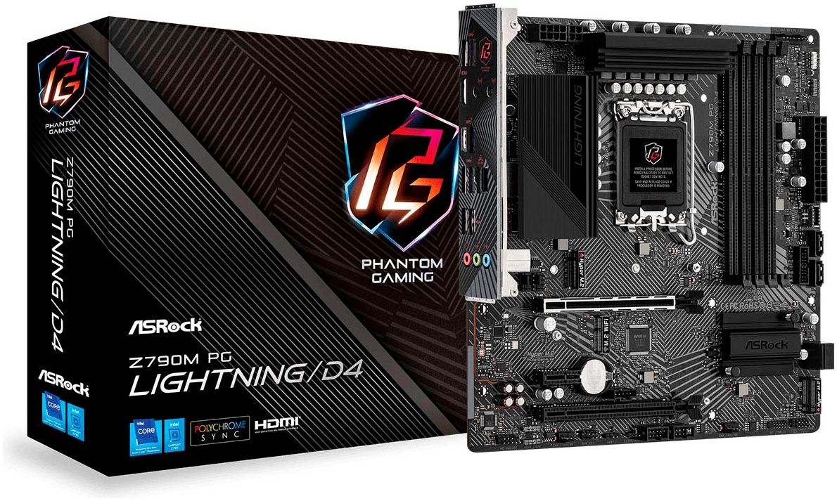 Asrock Mainboard »Z790M PG Lightning/D4«