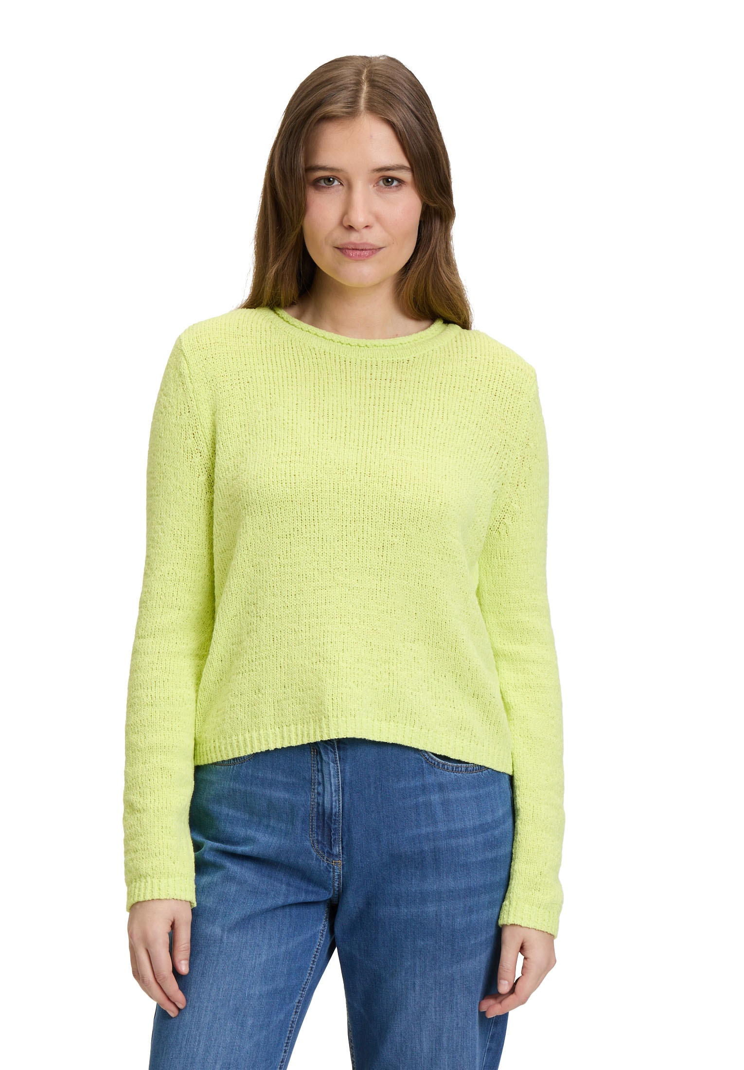 Betty Barclay Rundhalspullover »Grobstrick-Pullover mit Effektgarn«