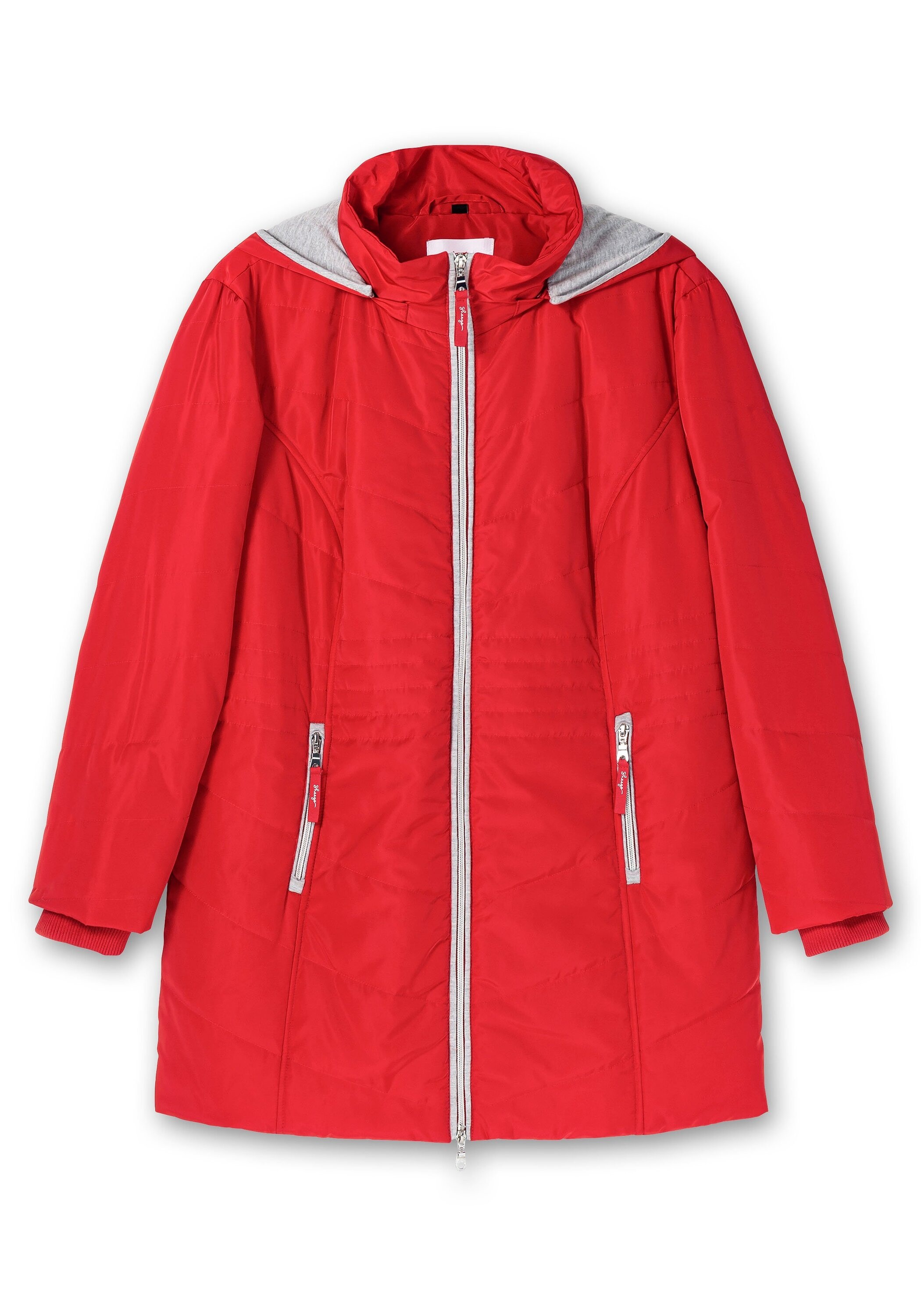Sheego Steppjacke »Longsteppjacke leicht wattiert und wasserabweisend«