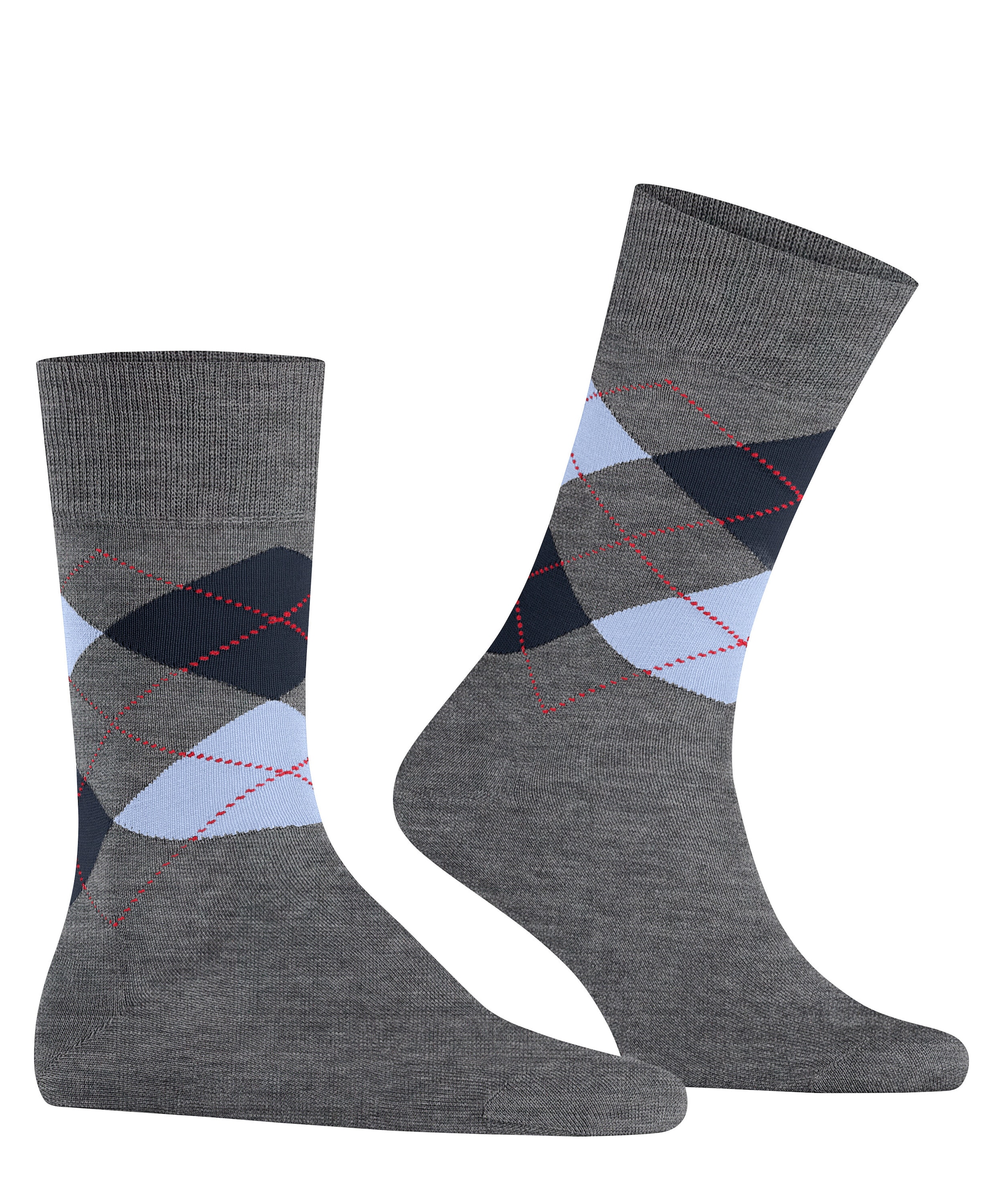 Burlington Socken »Manchester« Einheitsgröße 40-46, Argyle-Muster, Burlington-Clip
