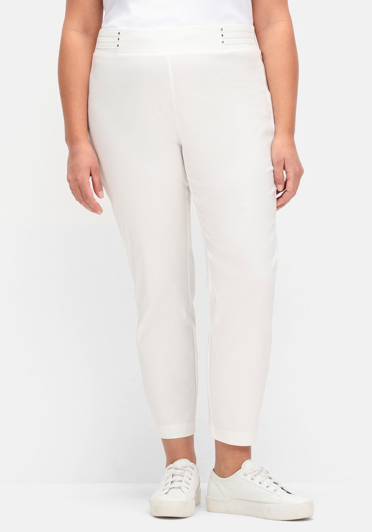 Sheego Schlupfhose »Bengalin-Schlupfhose mit dekorativem Bund«