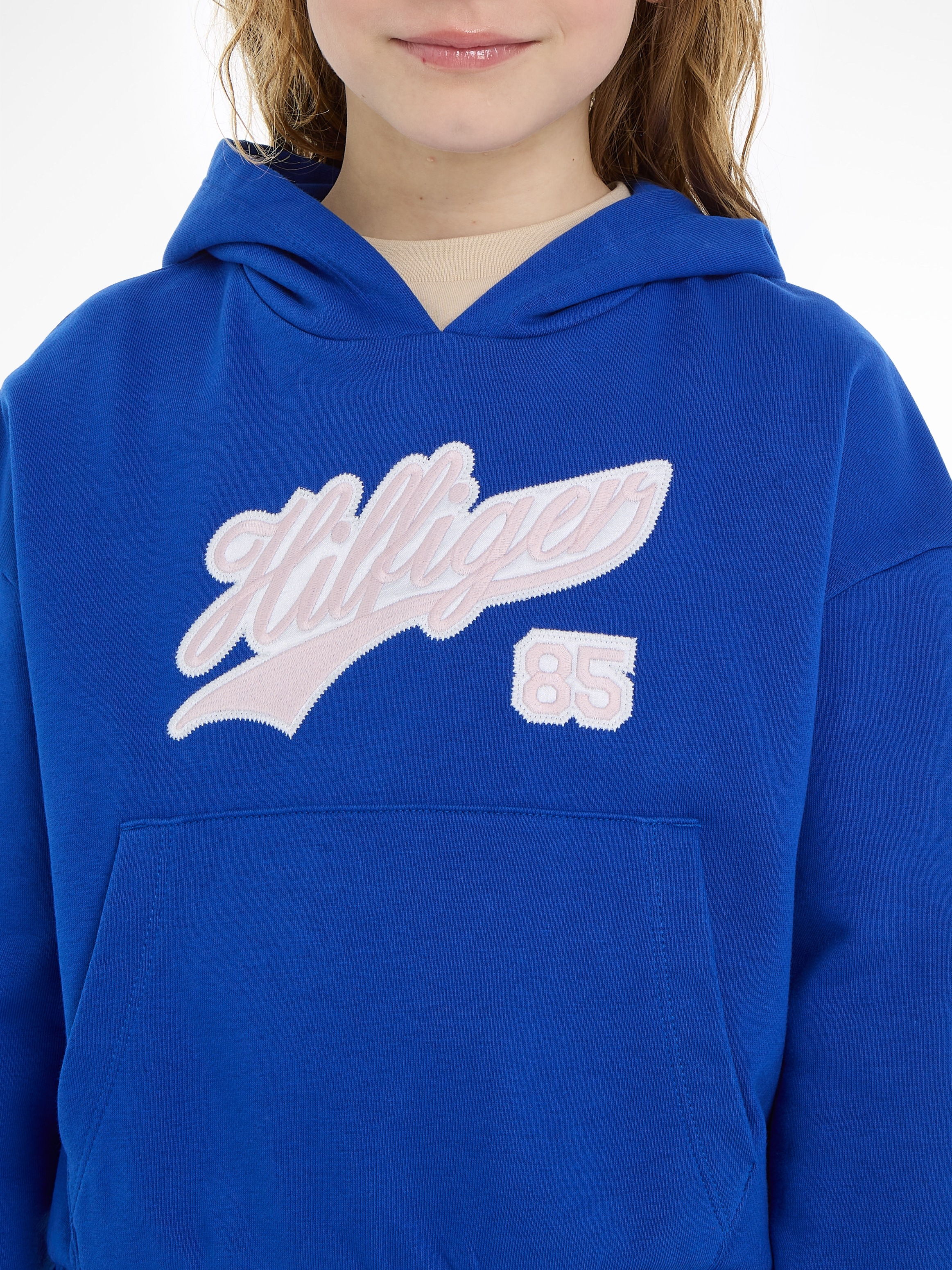 Tommy Hilfiger Kapuzensweatshirt »HILFIGER SCRIPT HOODIE«, mit Logo-Stickerei
