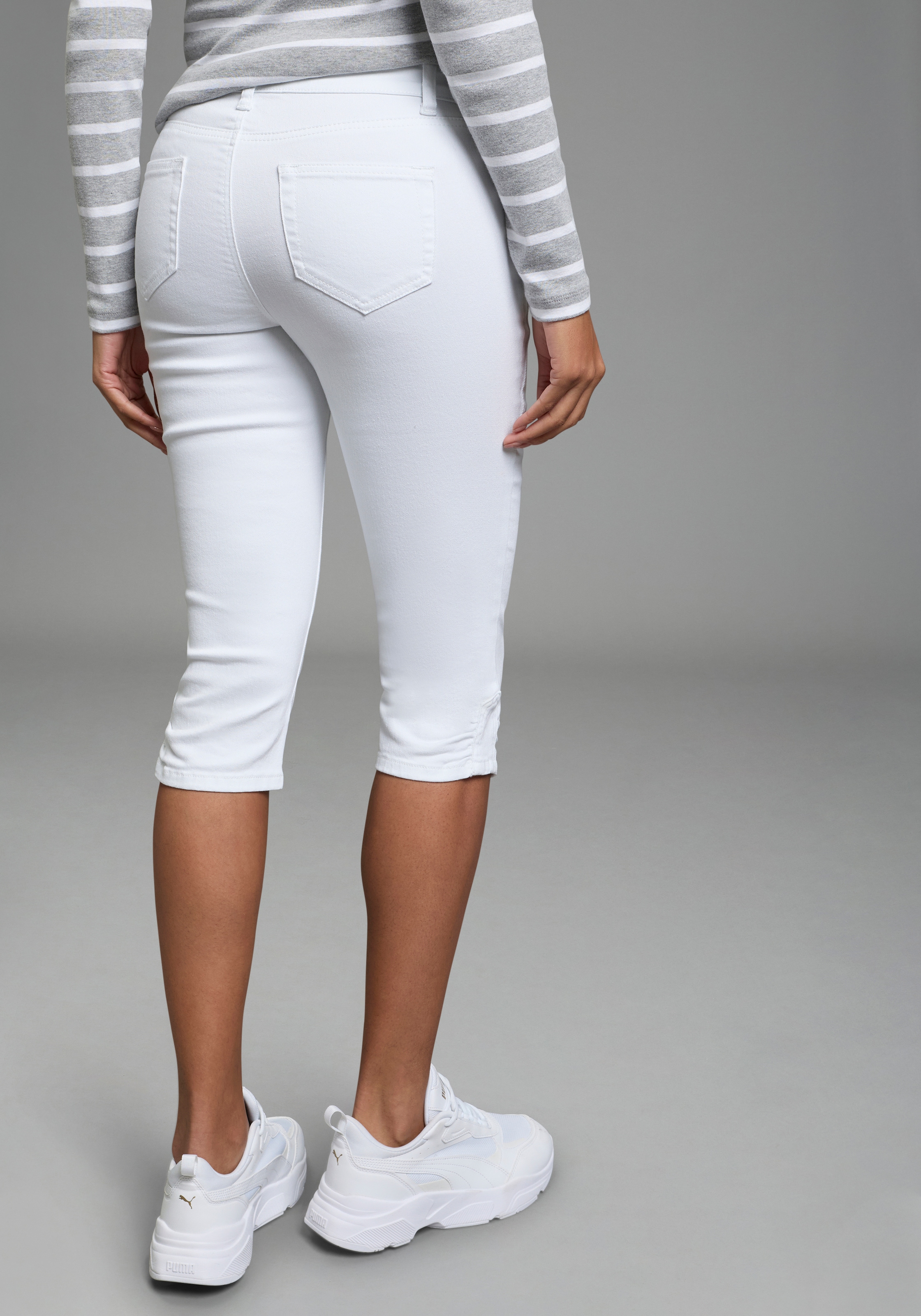 Arizona Caprijeans Skinny Fit, 3/4-Länge, mit Eingrifftaschen und Gesäßtaschen