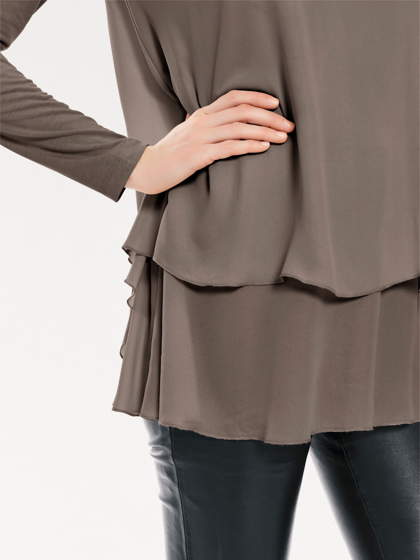 LINEA TESINI by heine Rundhalsshirt »Rundhals-Shirt«, (1 tlg.)
