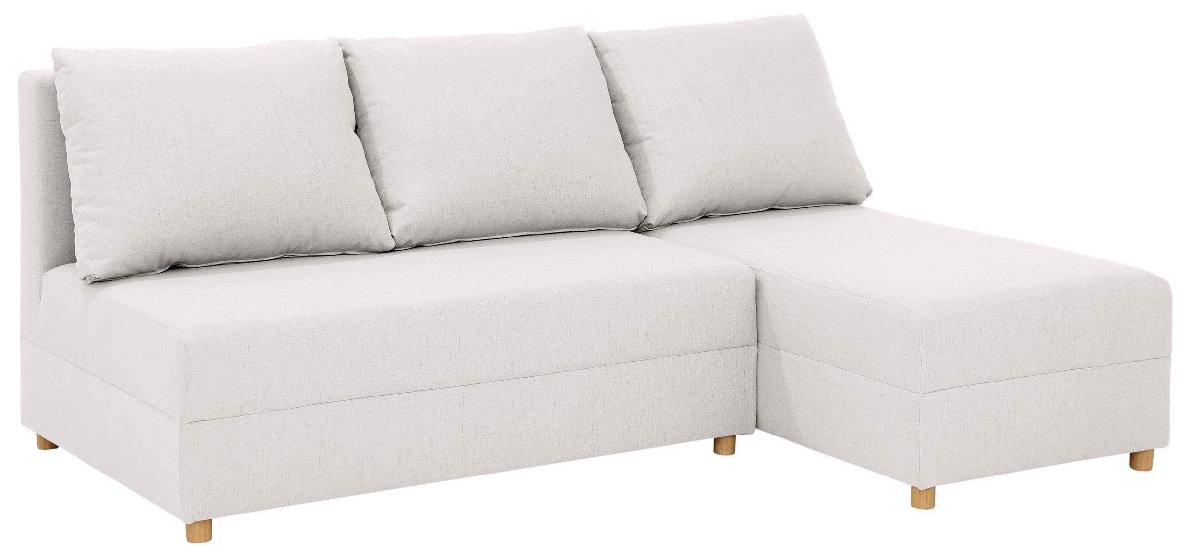 INOSIGN Ecksofa »Mick L-Form«, Longchair links/rechts montierbar, wahlweise mit Bettfunktion