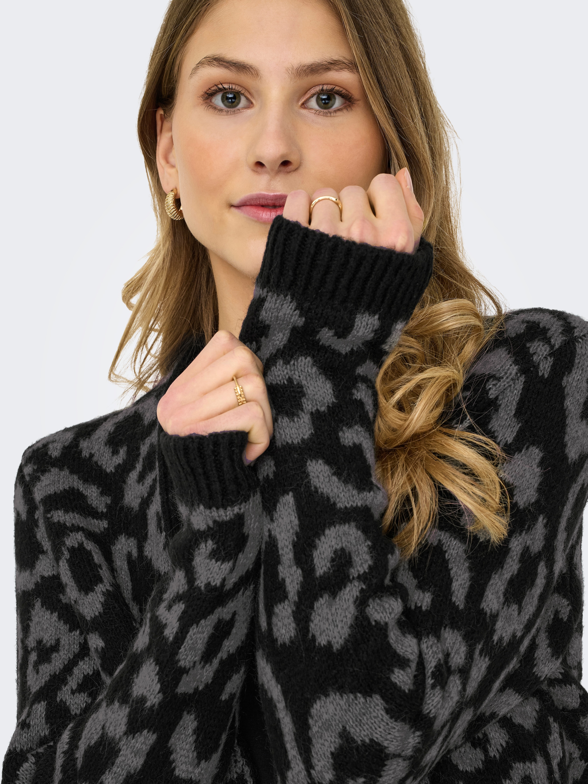 ONLY Strickjacke »ONLJADE ANIMAL AO LS CARDIGAN RP KNT«