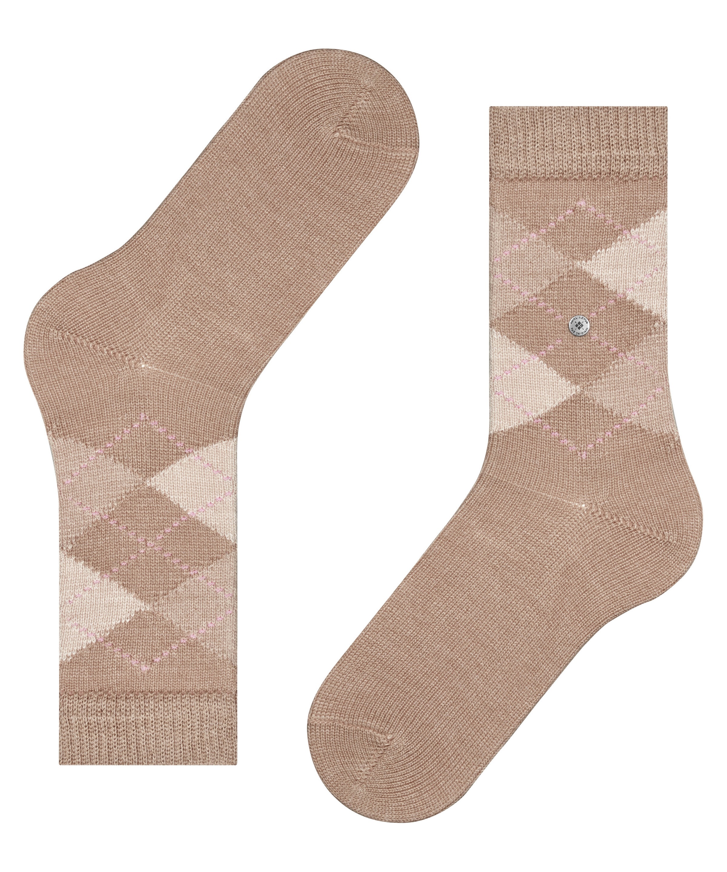 Burlington Socken »Whitby« Einheitsgröße 36-41, Argyle-Muster, weiche Haptik