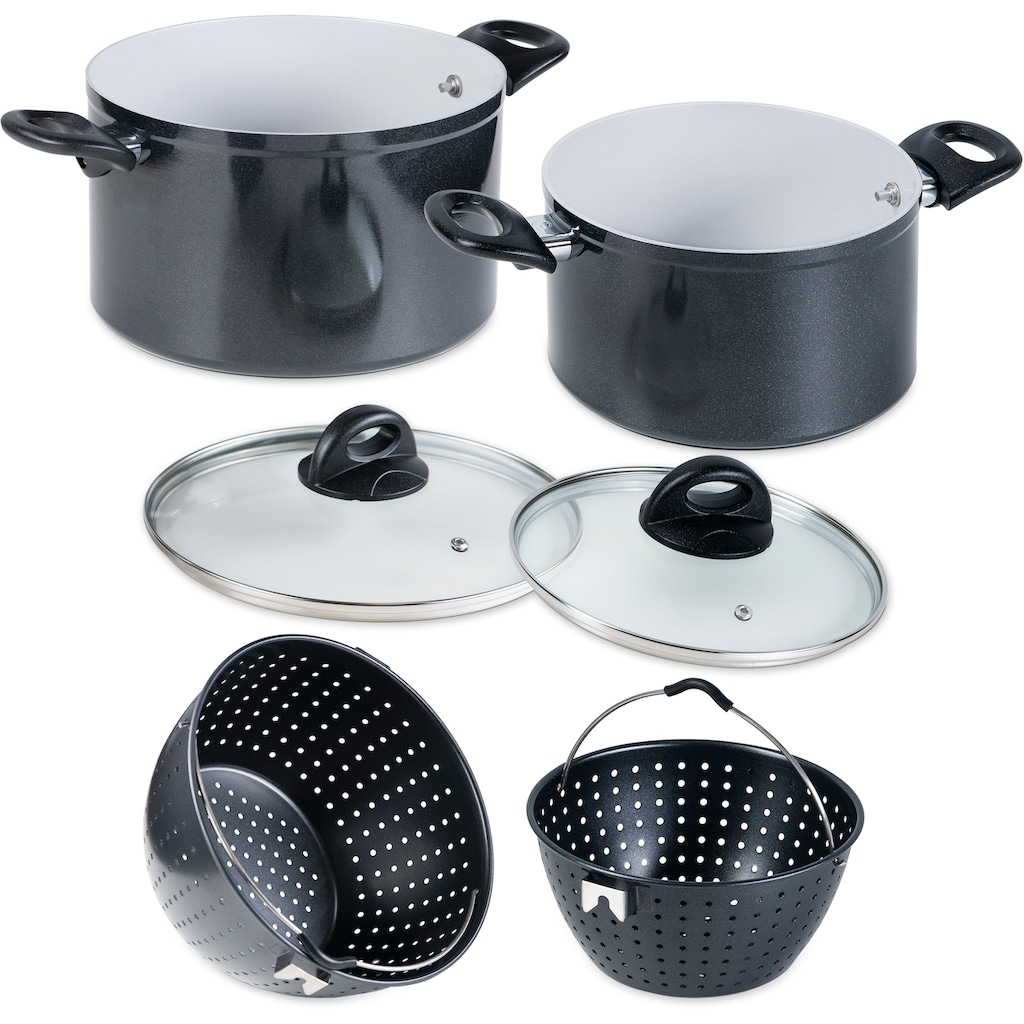 Genius Kochtopf »Magic Pot«, Aluminium, (Set, 6 tlg.)