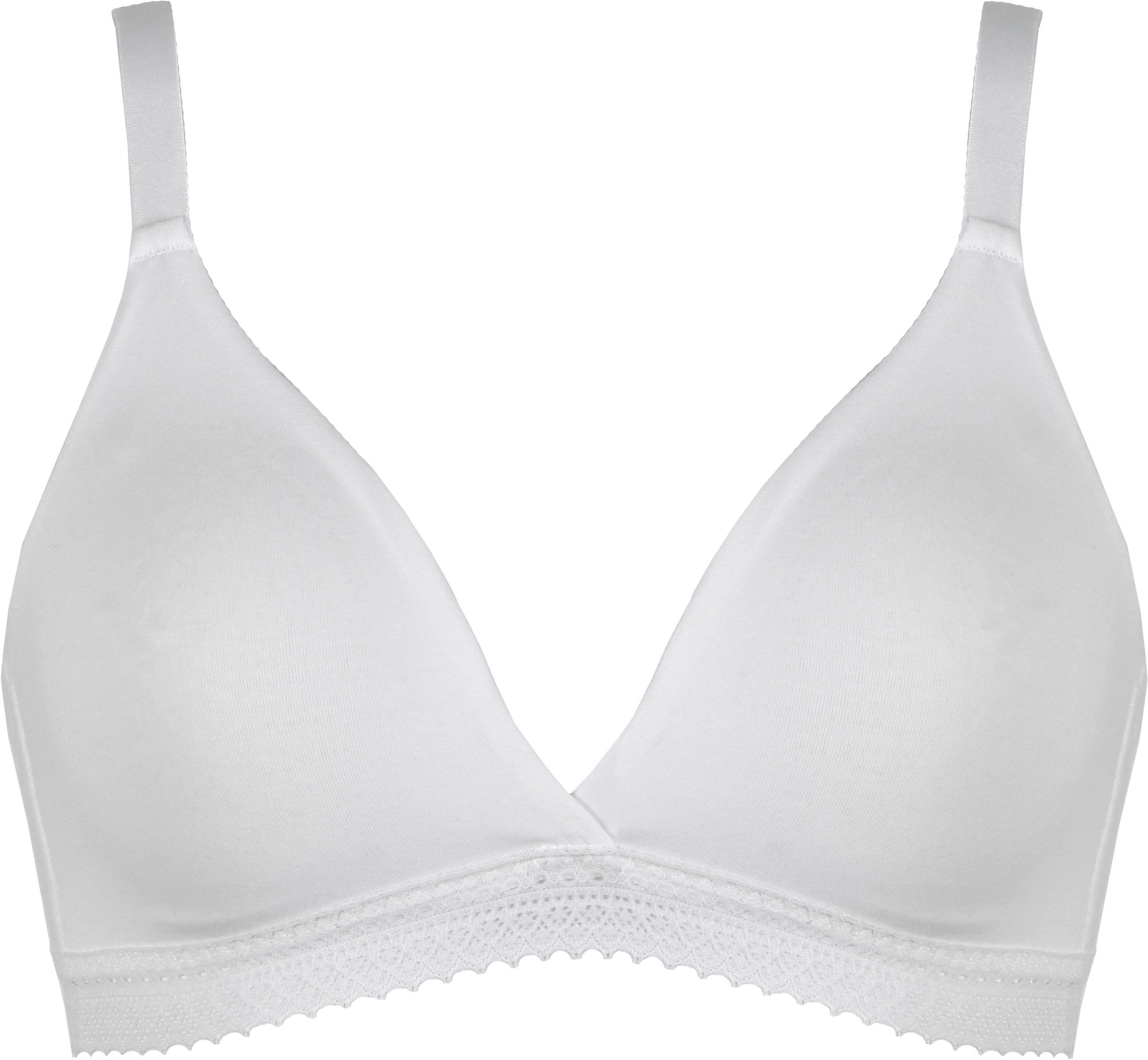 Naturana Soft-BH, mit feiner Häkelkante