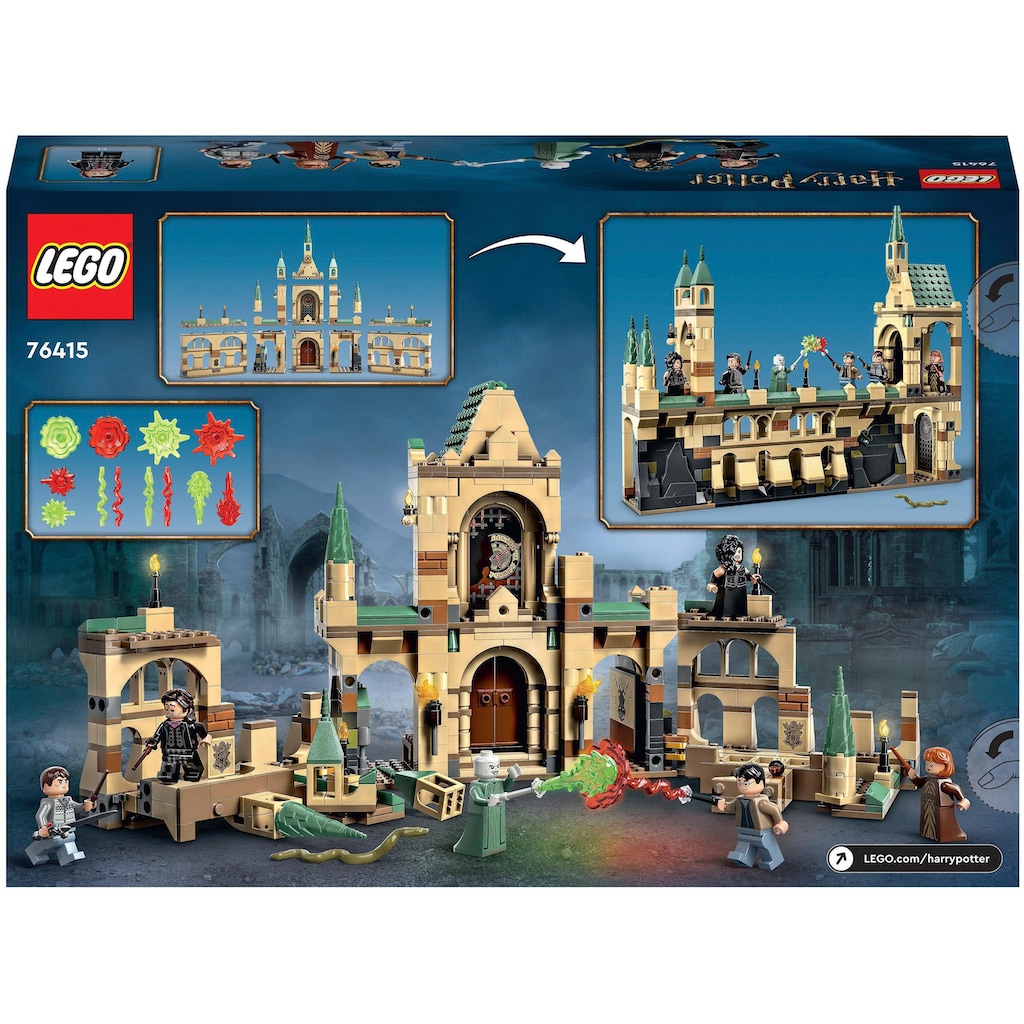 LEGO® Konstruktionsspielsteine »Der Kampf um Hogwarts (76415), LEGO® Harry Potter«, (730 St.), Made in Europe