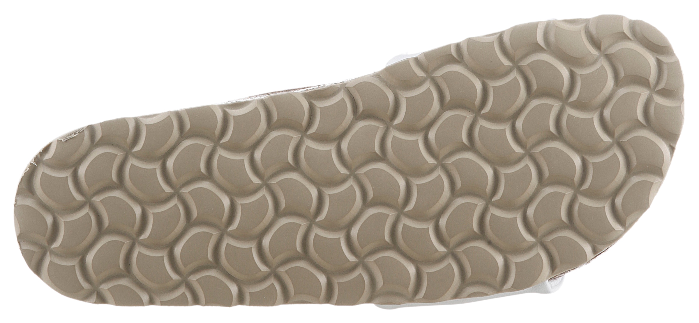 VERBENAS Pantolette »Reina Ecobrush«, Sommerschuh, Schlappen, Strandschuh für den Sommer