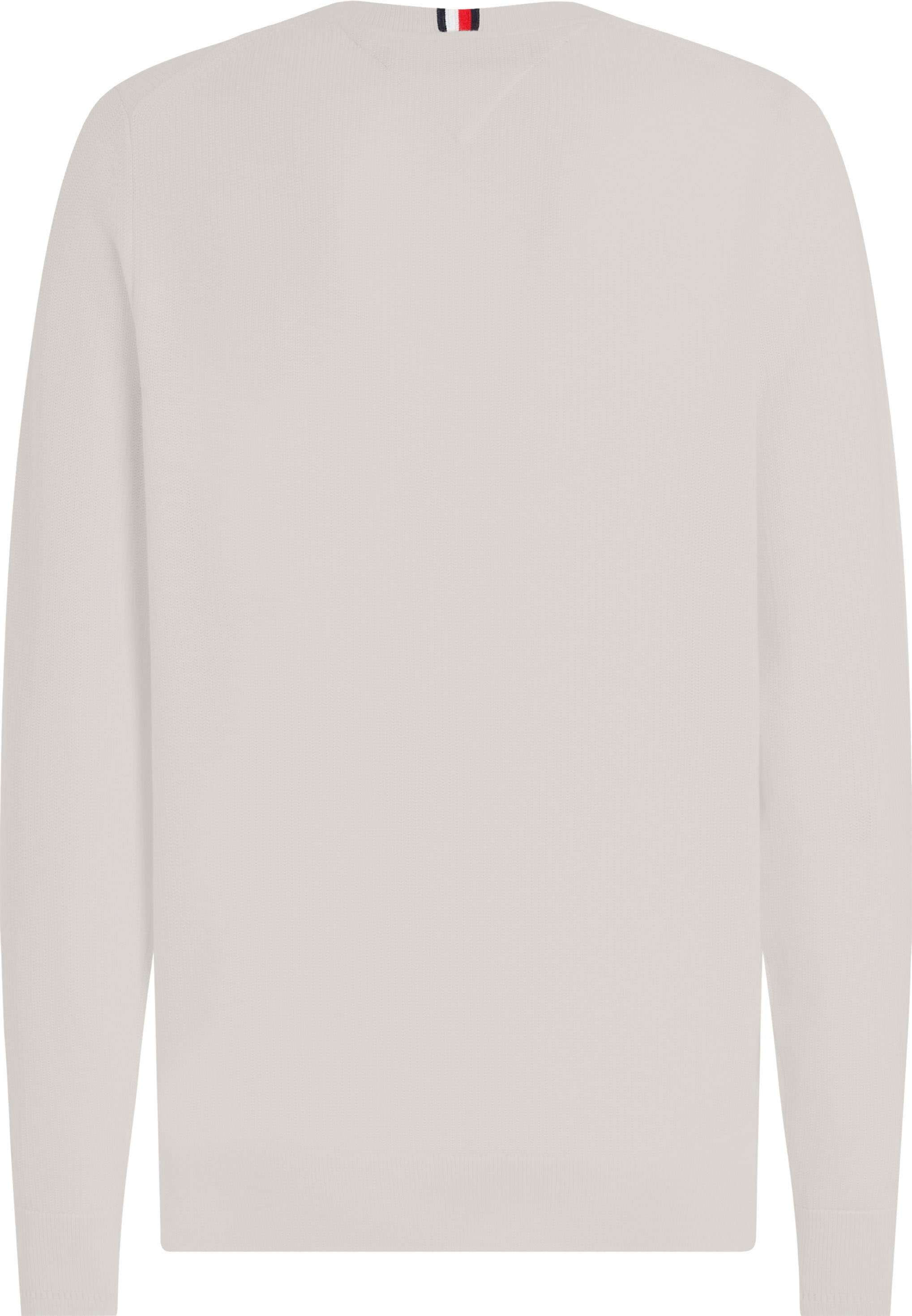 Tommy Hilfiger Longpullover »CHAIN RIDGE STRUCTURE C NECK«, mit Rundhalsausschnitt