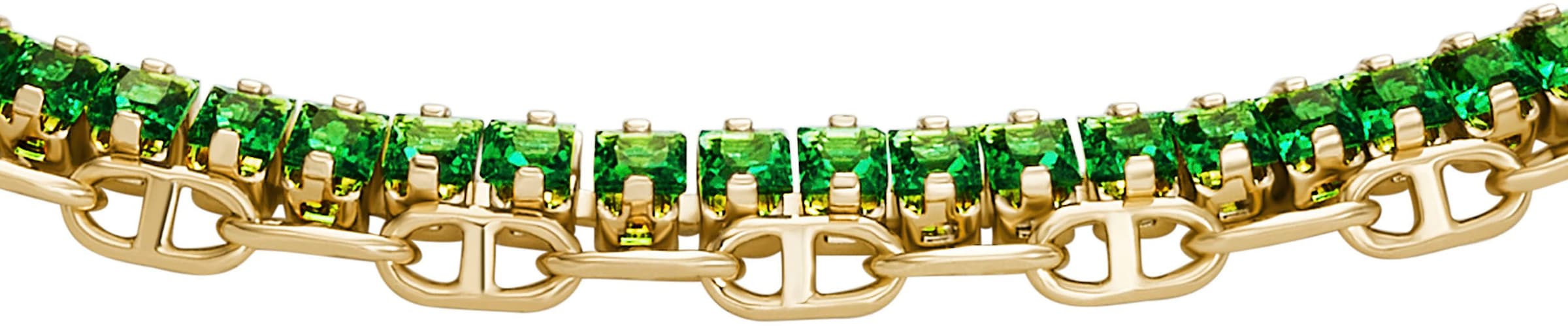 Fossil Armband »Schmuck Geschenk Metall Armkette Heritage« mit Glasstein