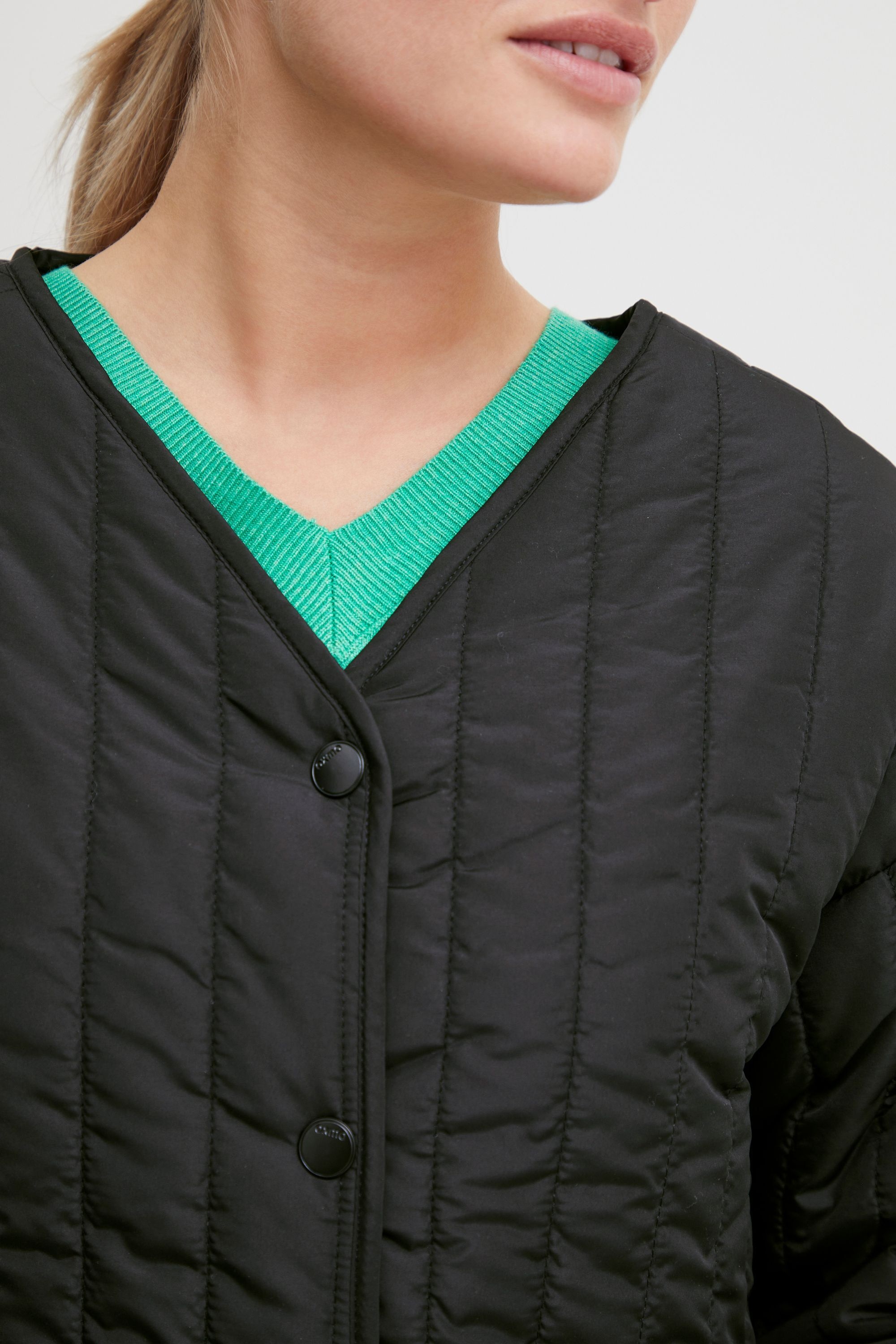 OXMO Steppjacke »Steppjacke OXSaggy«, ohne Kapuze