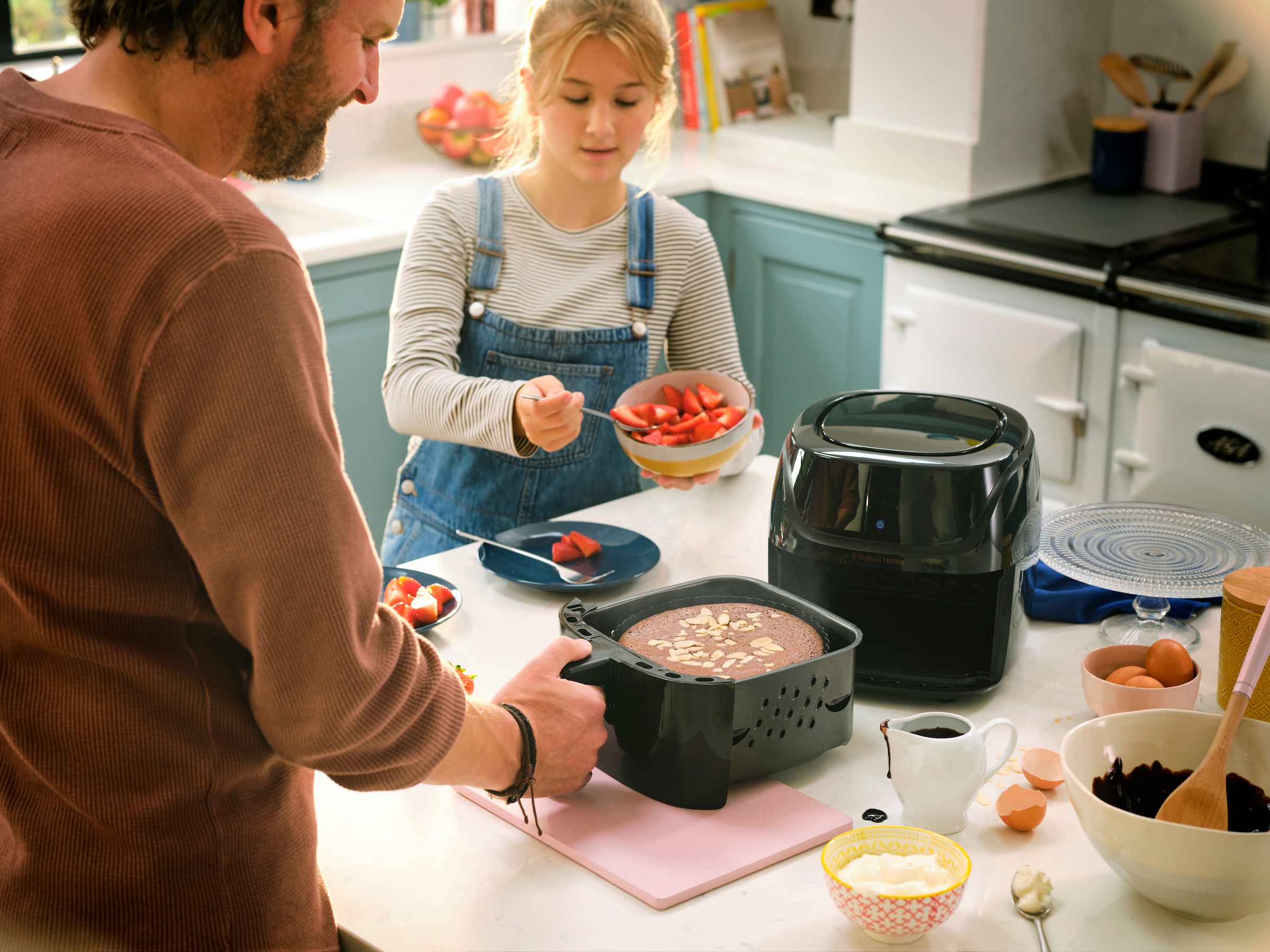 RUSSELL HOBBS Heißluftfritteuse »SatisFry Air L 27160-56, 4 l, Airfryer - 7 Funktionen«, 1350 W