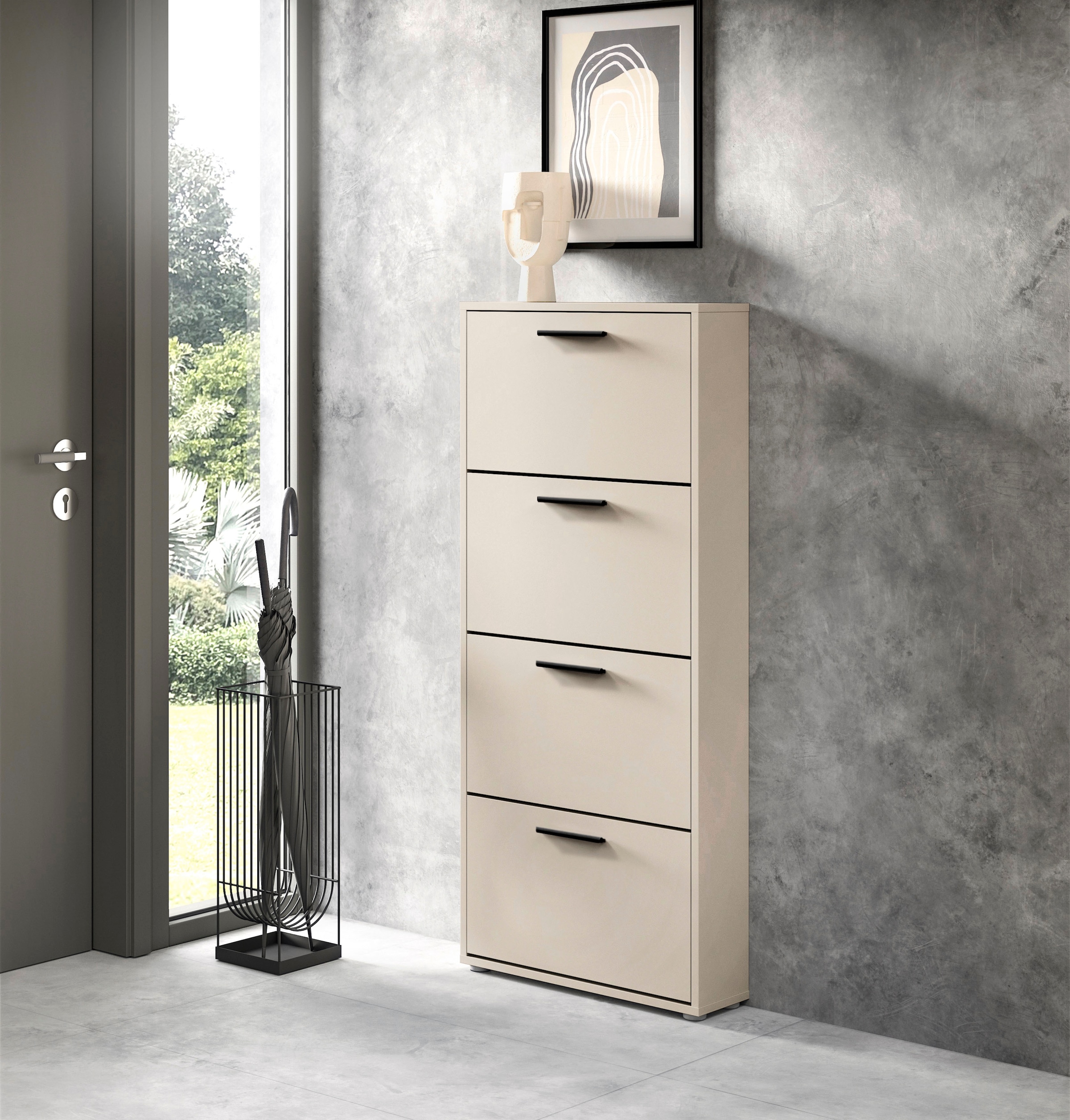 HBZ Schuhkipper »Sam Schuhkipper, Schuhschrank BxHxT 59x136x17 cm« 1 Stk. tlg. Breite 59cm, FSC-Mix Credit