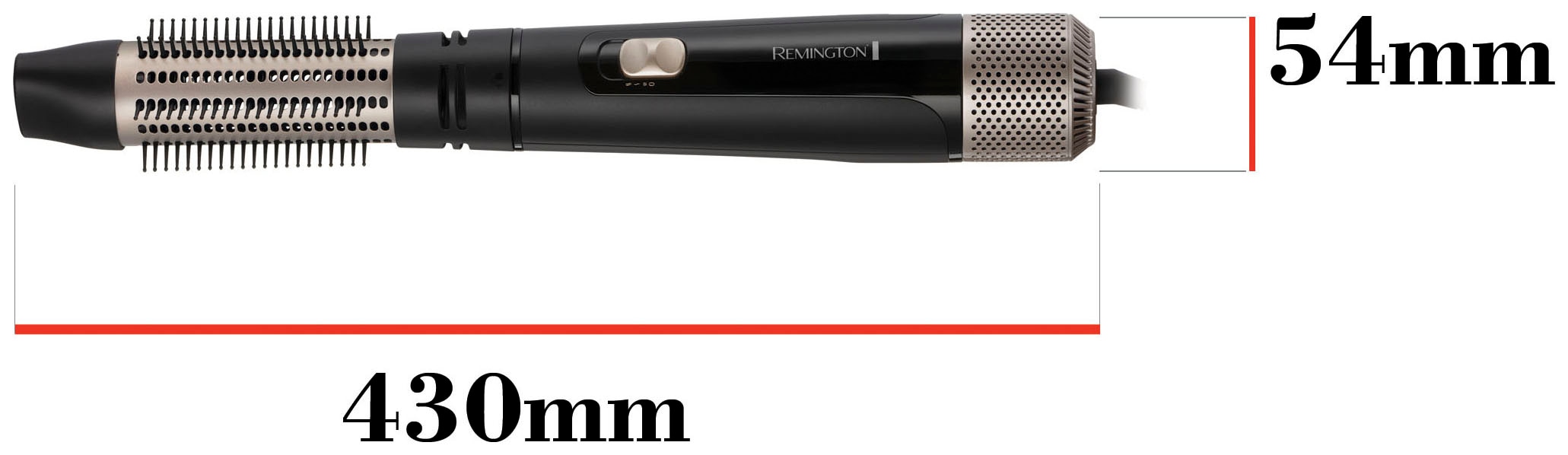 Remington Warmluftbürste »Blow Dry & Style AS7500«, 4 Aufsätze}, 1.000 Watt (Airstyler/Rund-&Lockenbürste) für mittellange Haare