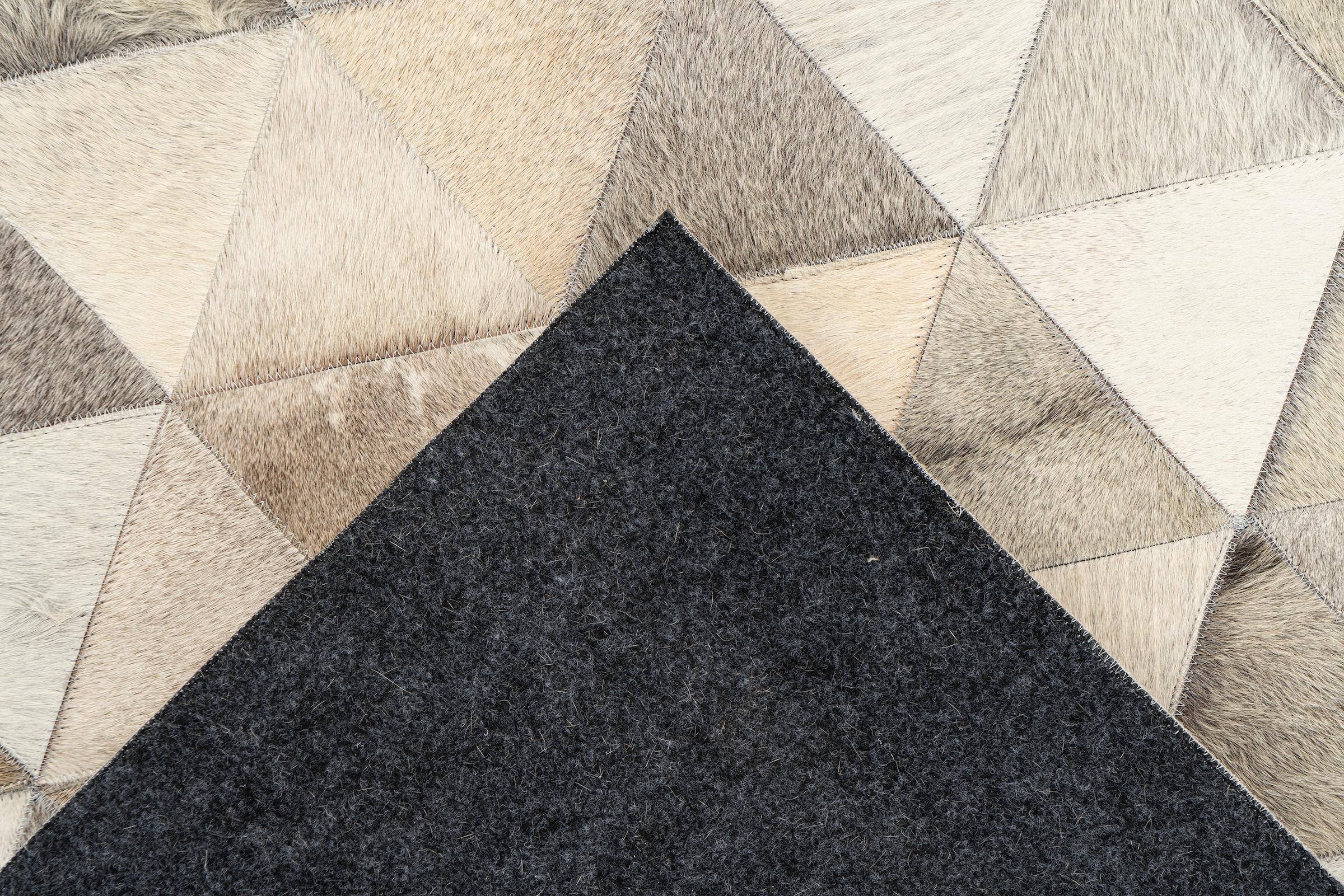 Padiro Fellteppich »Lavin 325 Lederteppich«, rechteckig, 8 mm Höhe, 100 % Rindslederfell, Unikat