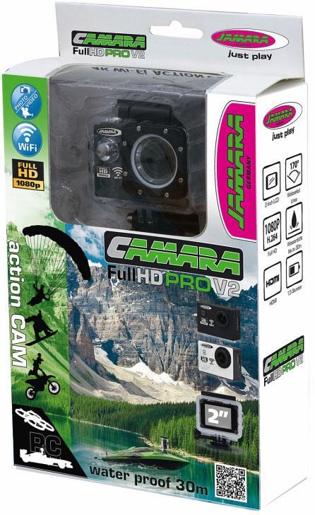 Action Cam »Camera Full HD Wifi V2, schwarz«