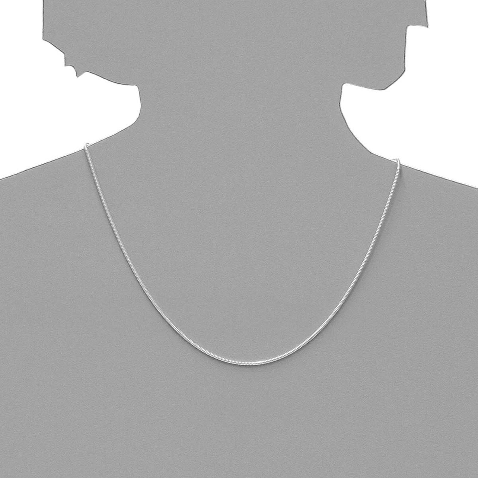 OSTSEE-SCHMUCK Silberkette »- Schlange 1,6 mm - Silber 925/000 -,«