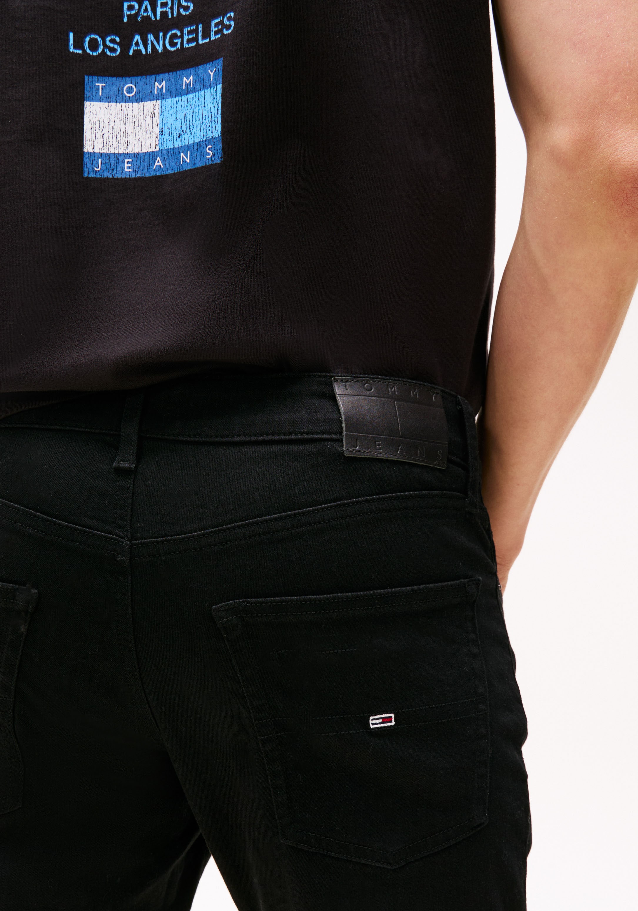 Tommy Jeans Slim-fit-Jeans »SCANTON SLIM«, mit Logoprägung