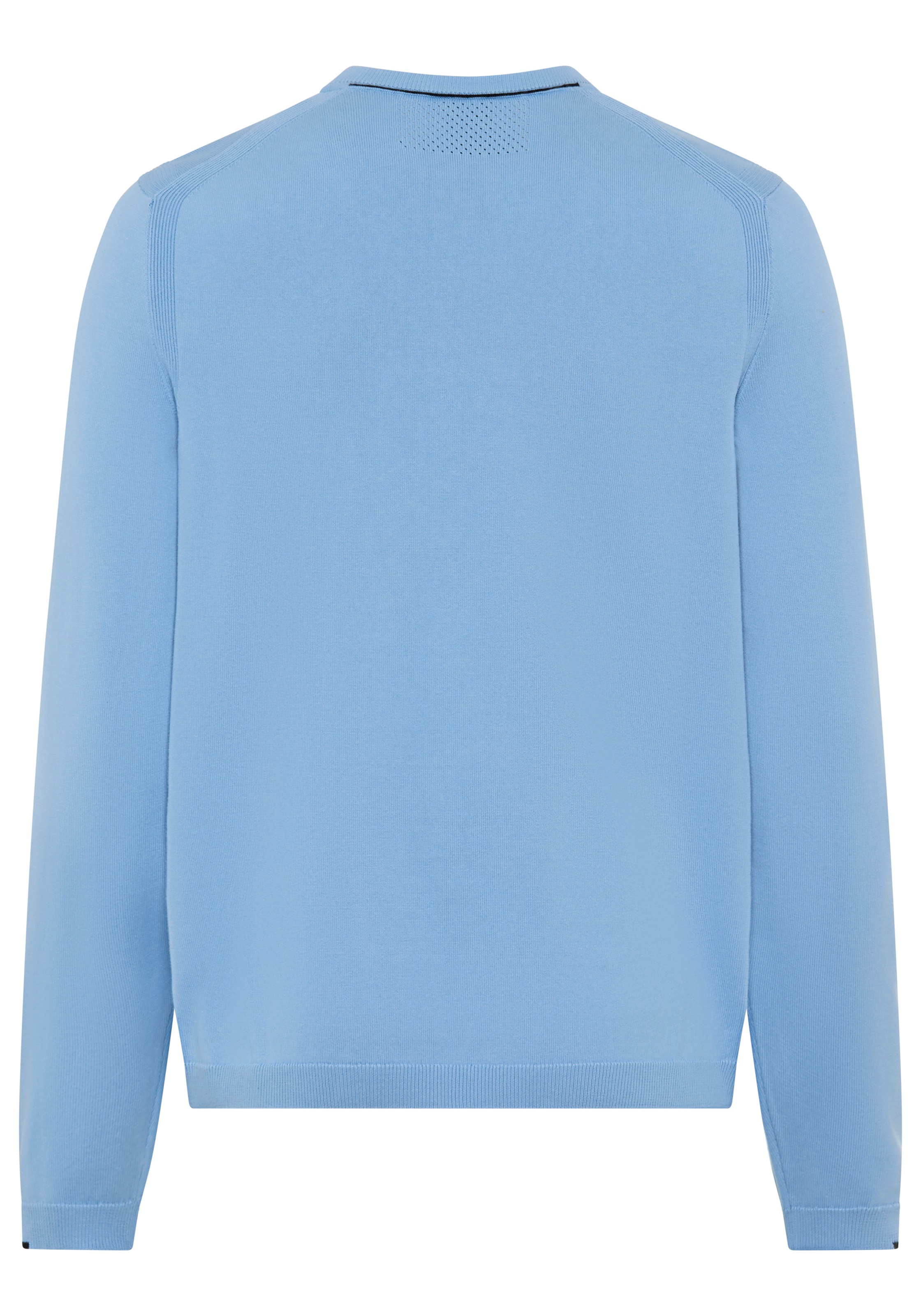 BOSS GREEN Strickpullover Rundhalsausschnitt, Regular Fit, Logo-Print