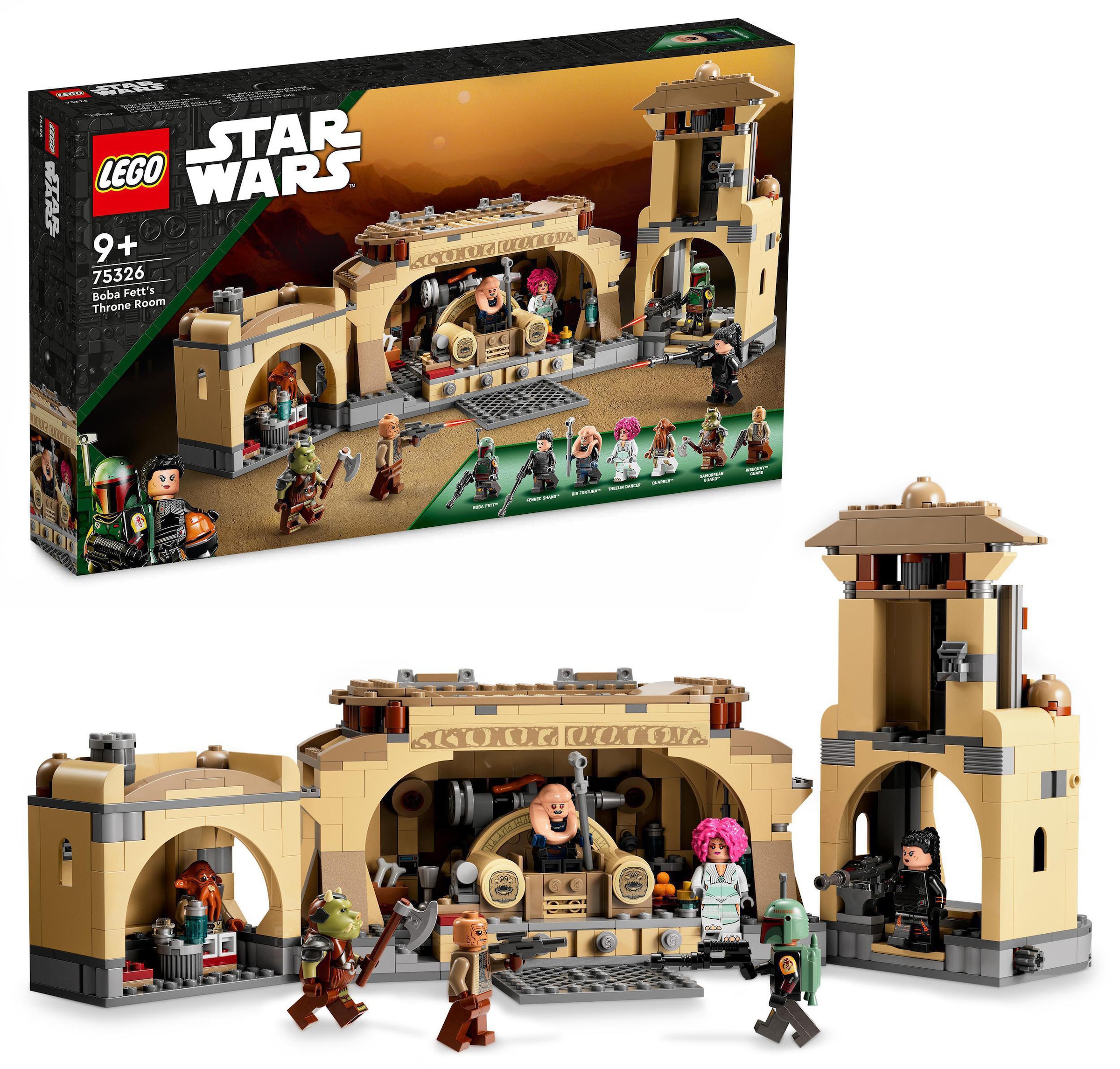 LEGO® Konstruktionsspielsteine »Boba Fetts Thronsaal (75326), LEGO® Star Wars™«, (732 St.), Made in Europe