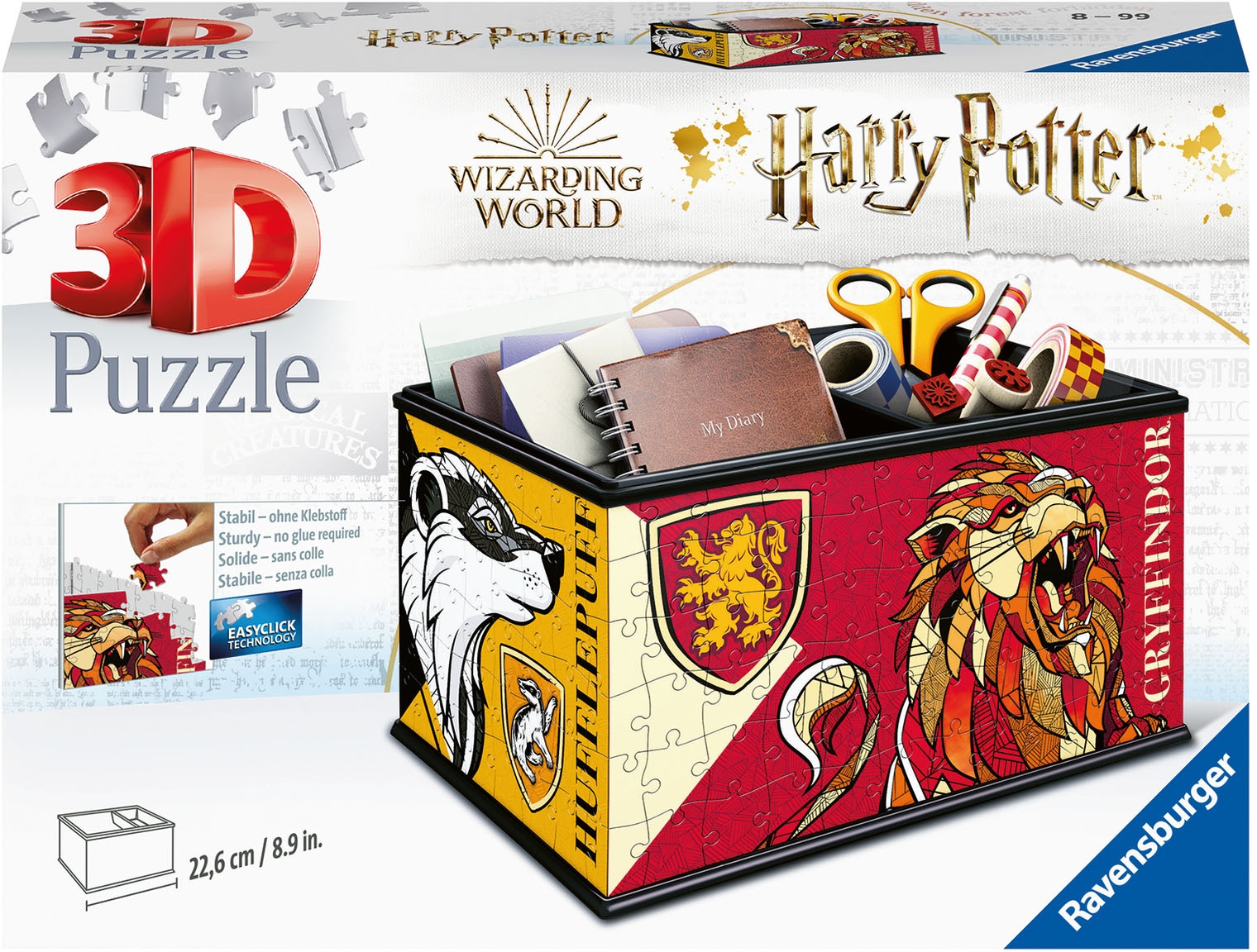 Ravensburger 3D-Puzzle »Aufbewahrungsbox Harry Potter«, FSC® - schützt Wald - weltweit; Made in Europe