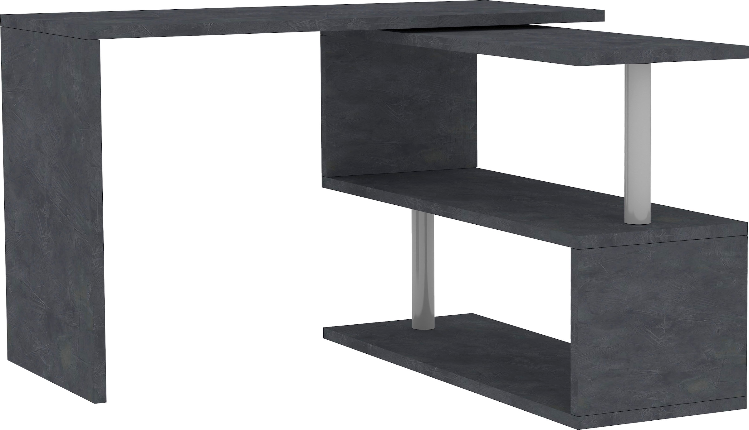 Home affaire Schreibtisch "Volta, Made in Italy" multifunktional - als Computertisch, Eckschreibtisch oder Sideboard