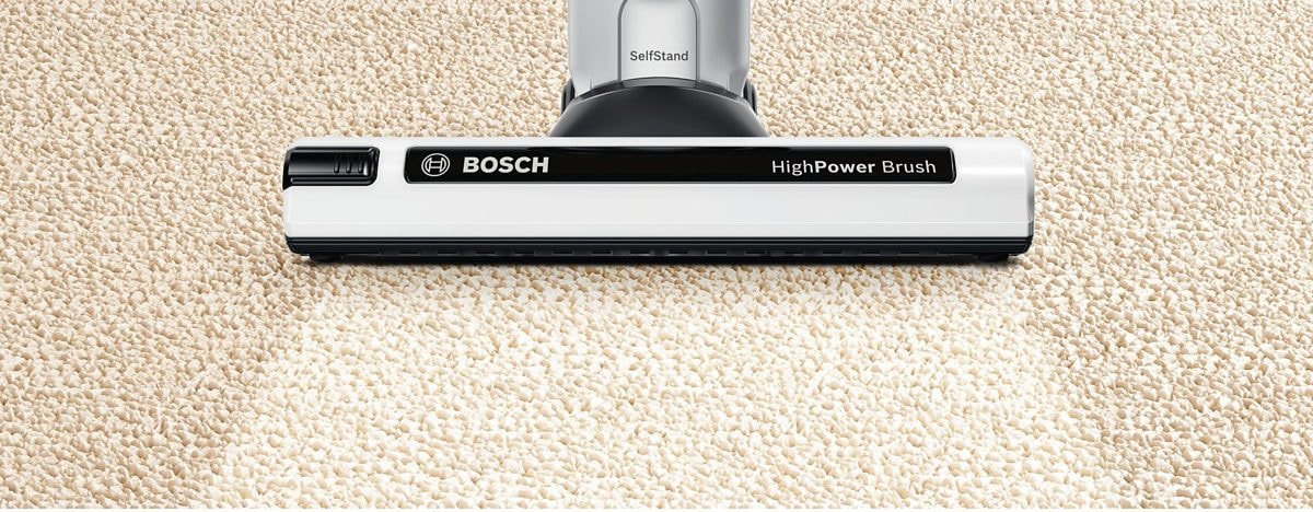 BOSCH Akku-Stielstaubsauger »Athlet BCH6ATH25, 25.2 V, freistehend, Hygiene-Filter, Turbo-Stufe«, alle Bodenarten, hohe Saugkraft, bis 60 min Laufzeit, weiß