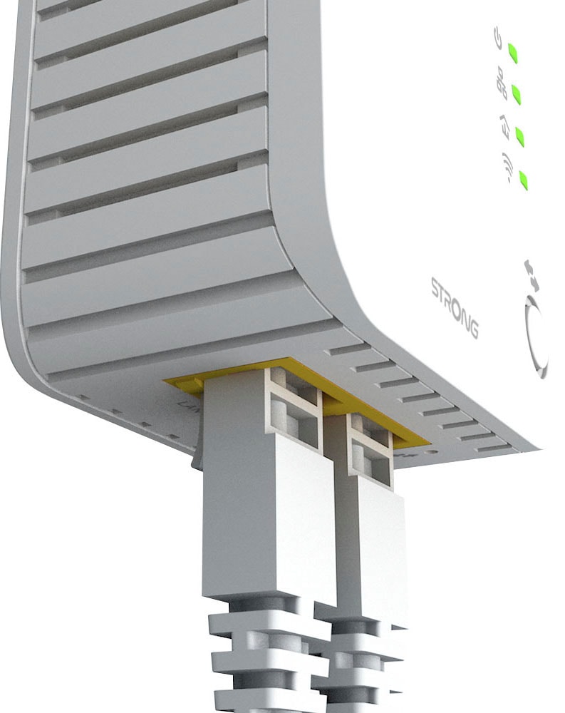 Strong Reichweitenverstärker »POWERLINE WI-FI 600 TRIPLE PACK« 600 Mbit/s, WiFi, 3 Einheiten