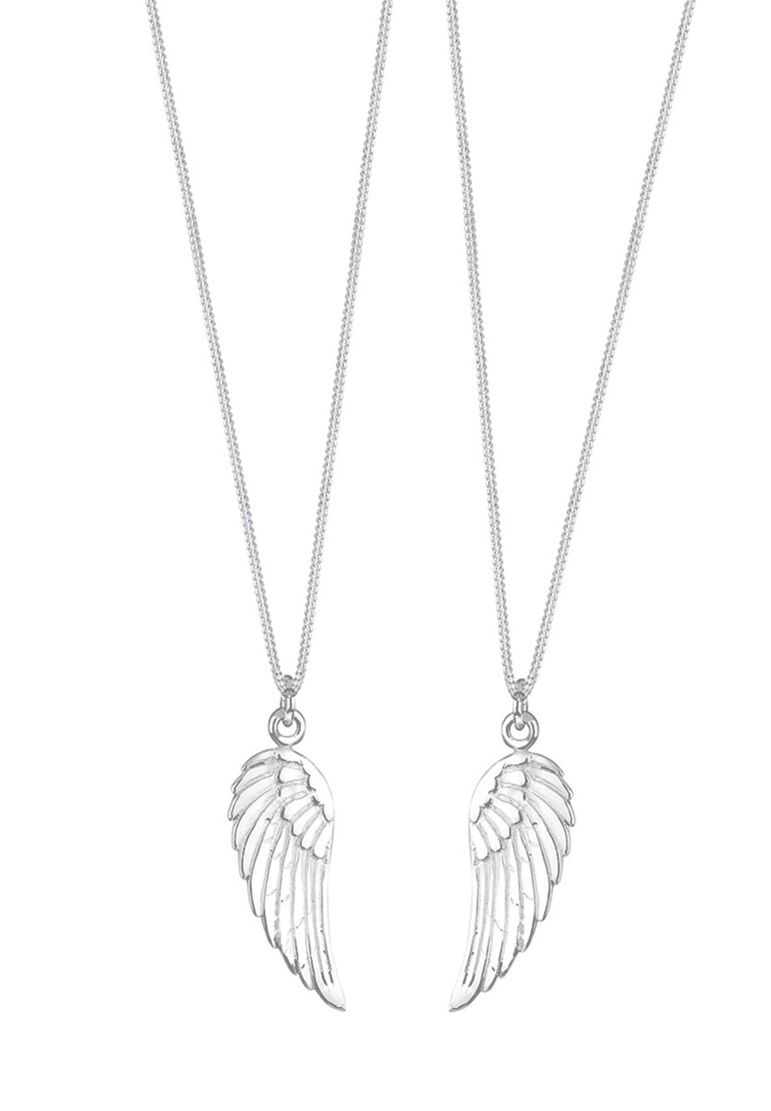 Elli Ketten-Set »Schmuckset Set Partnerkette Flügel 925 Sterling Silber«
